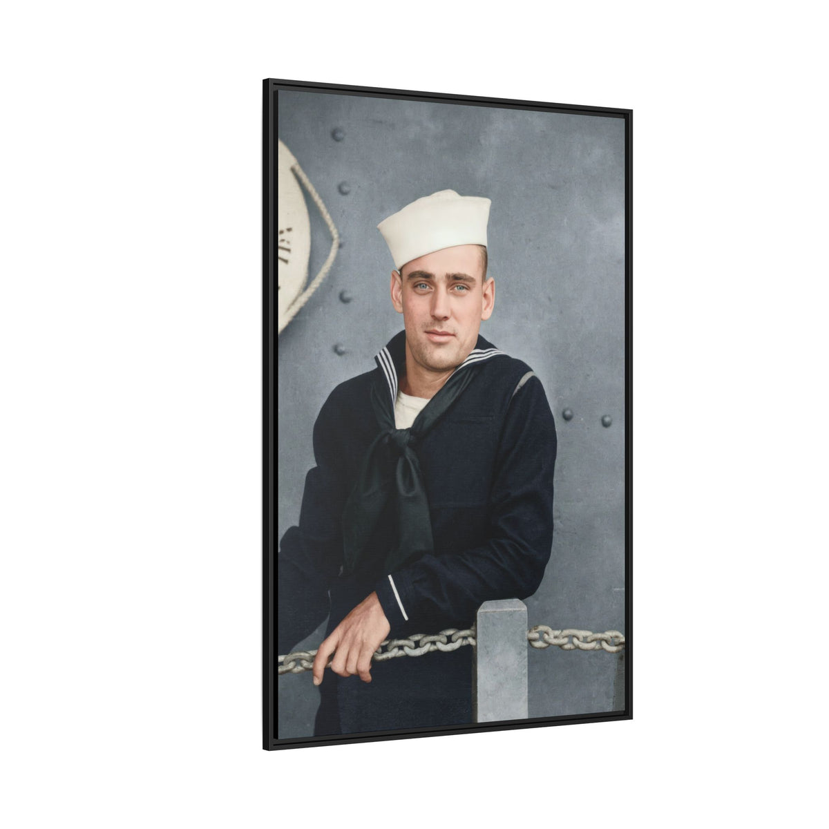 celibataire 023 | Framed Vintage Photo - Matte Canvas