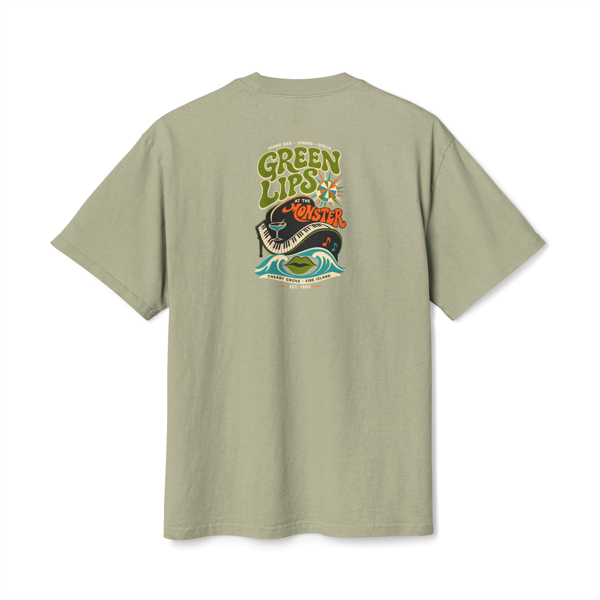 The Fire Island Monster Cherry Grove T-Shirt | Vintage Gay Bar History Tee