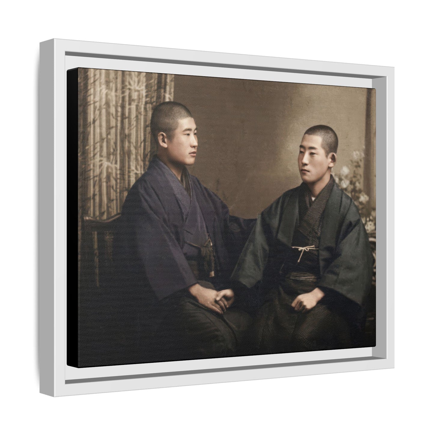 paire 011 | Framed Vintage Photo - Matte Canvas