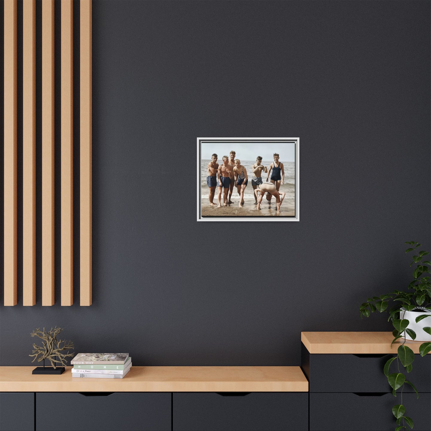 nager 045 | Framed Vintage Photo - Matte Canvas