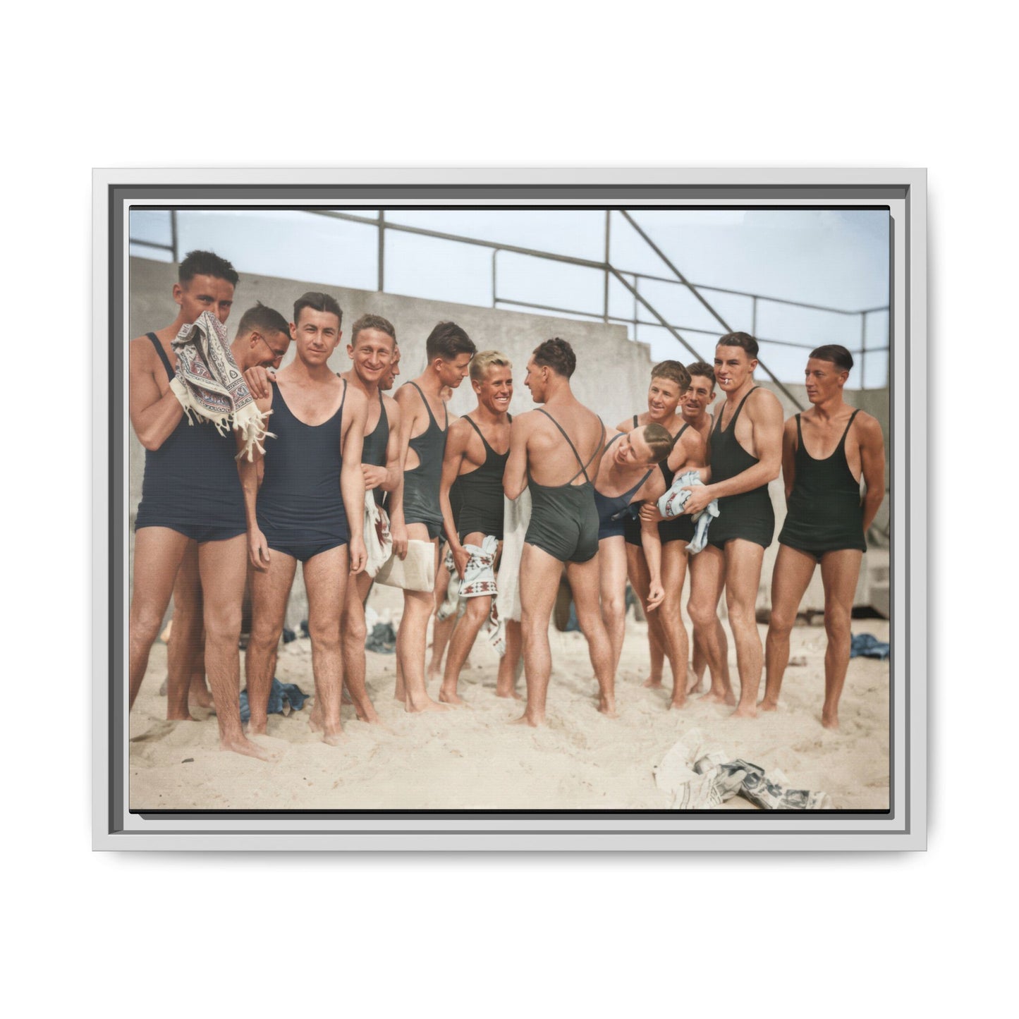 nager 007 | Framed Vintage Photo - Matte Canvas