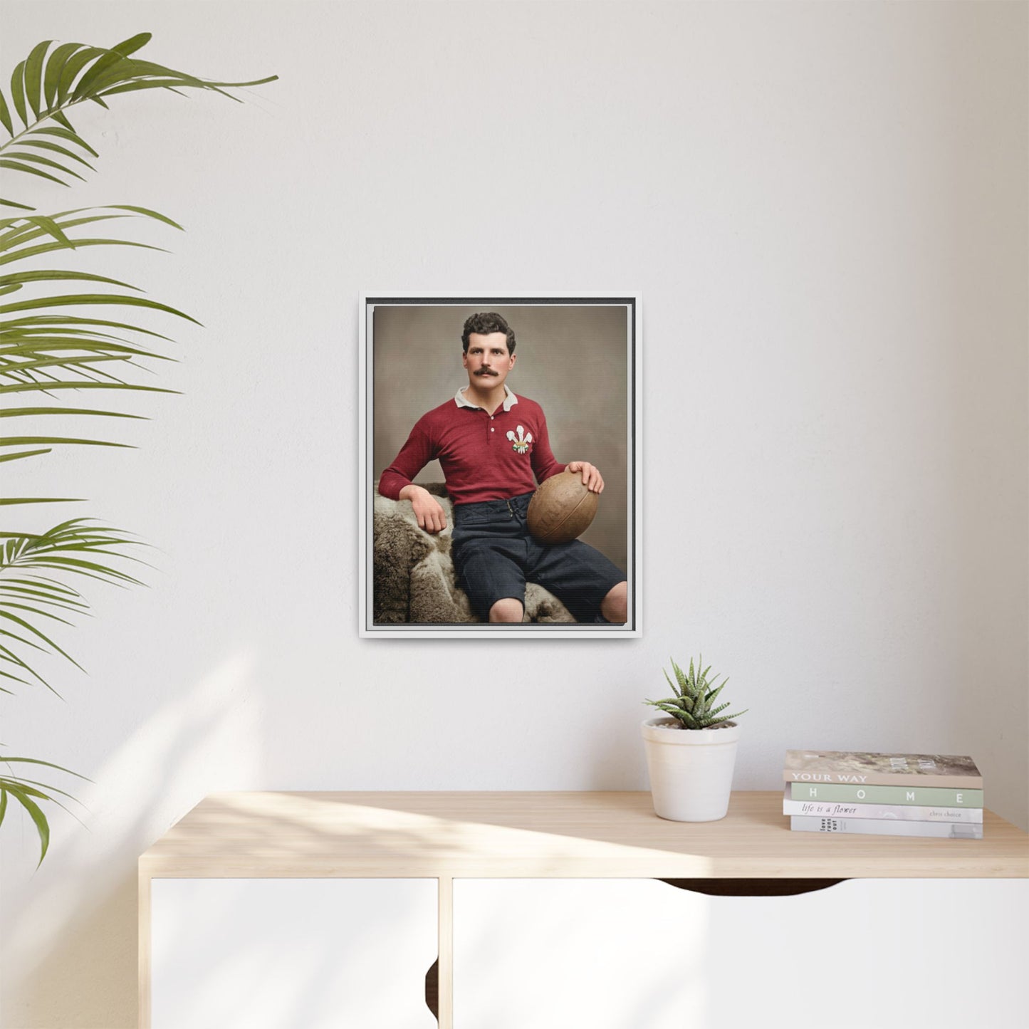 athlétisme 022 | Framed Vintage Photo - Matte Canvas