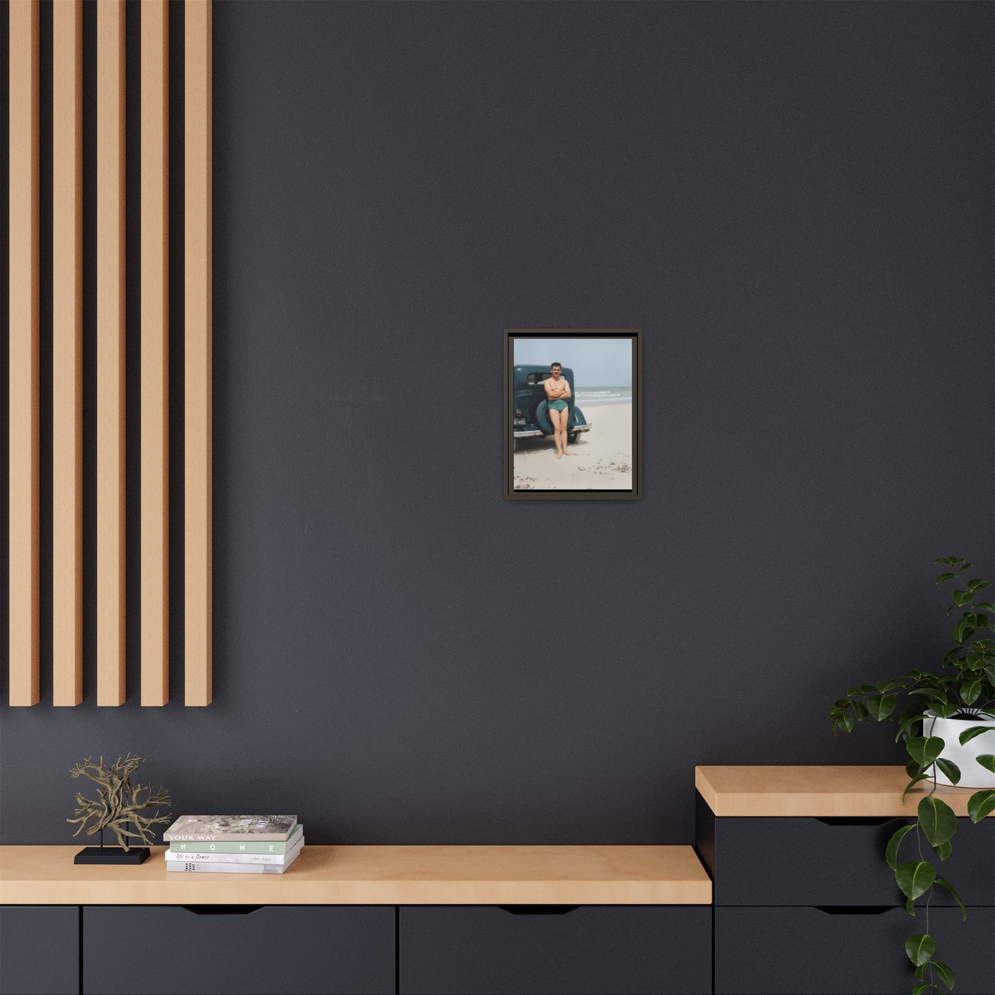 nager 046 | Framed Vintage Photo - Matte Canvas