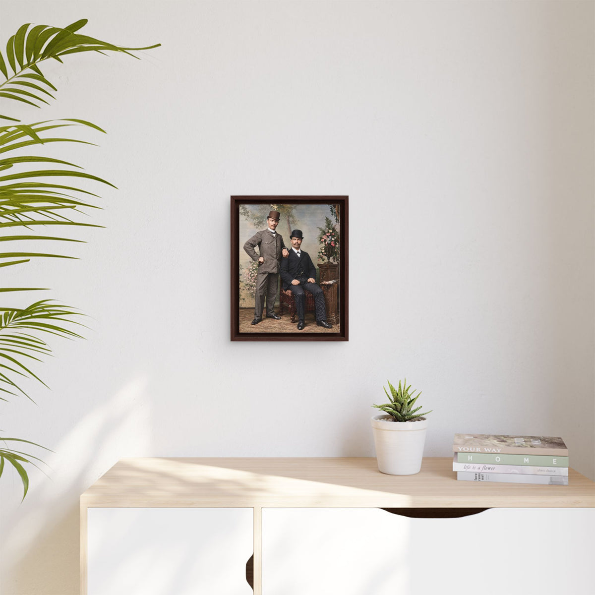 paire 068 | Framed Vintage Photo - Matte Canvas