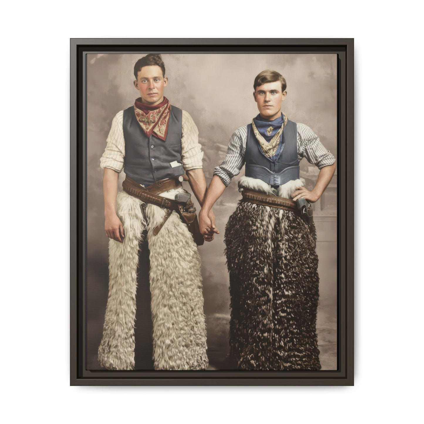 paire 126 | Framed Vintage Photo - Matte Canvas