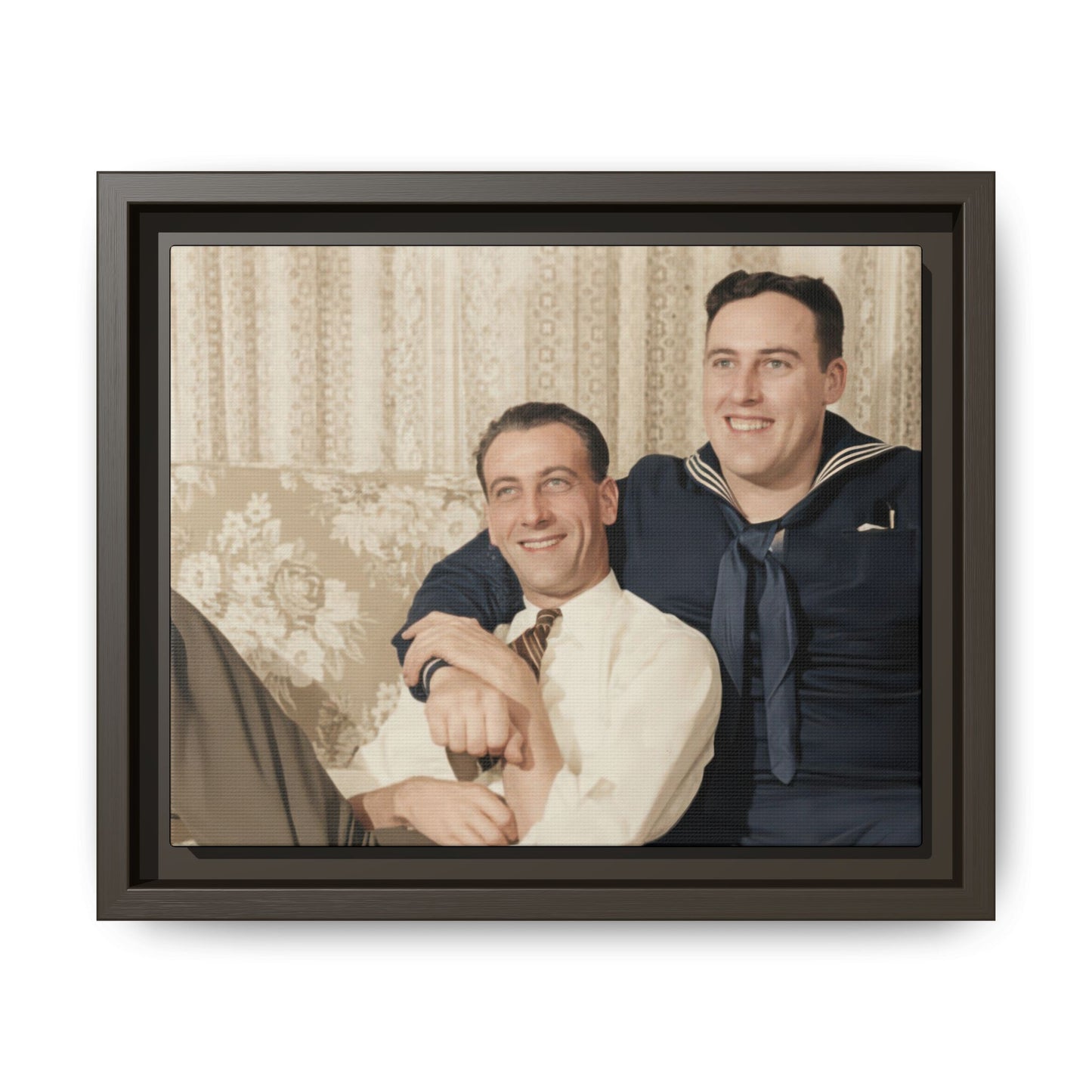 paire 108 | Framed Vintage Photo - Matte Canvas