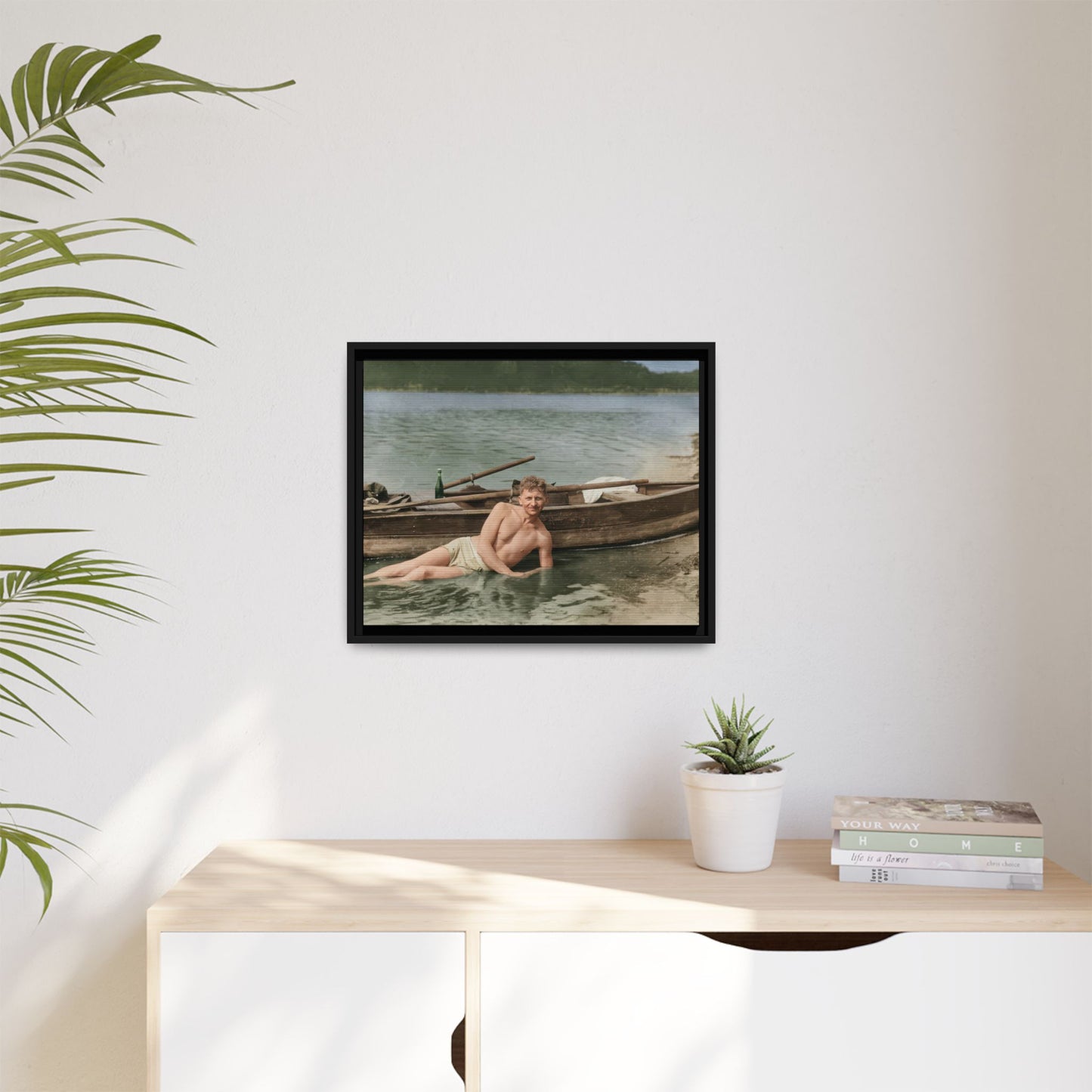nager 013 | Framed Vintage Photo - Matte Canvas