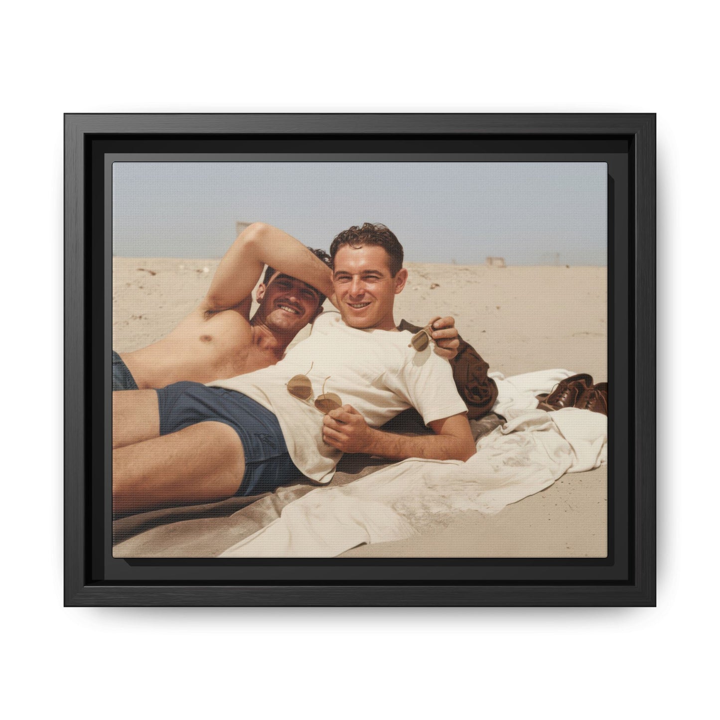 nager 020 | Framed Vintage Photo - Matte Canvas
