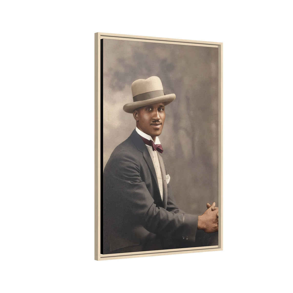 celibataire 004 | Framed Vintage Photo - Matte Canvas