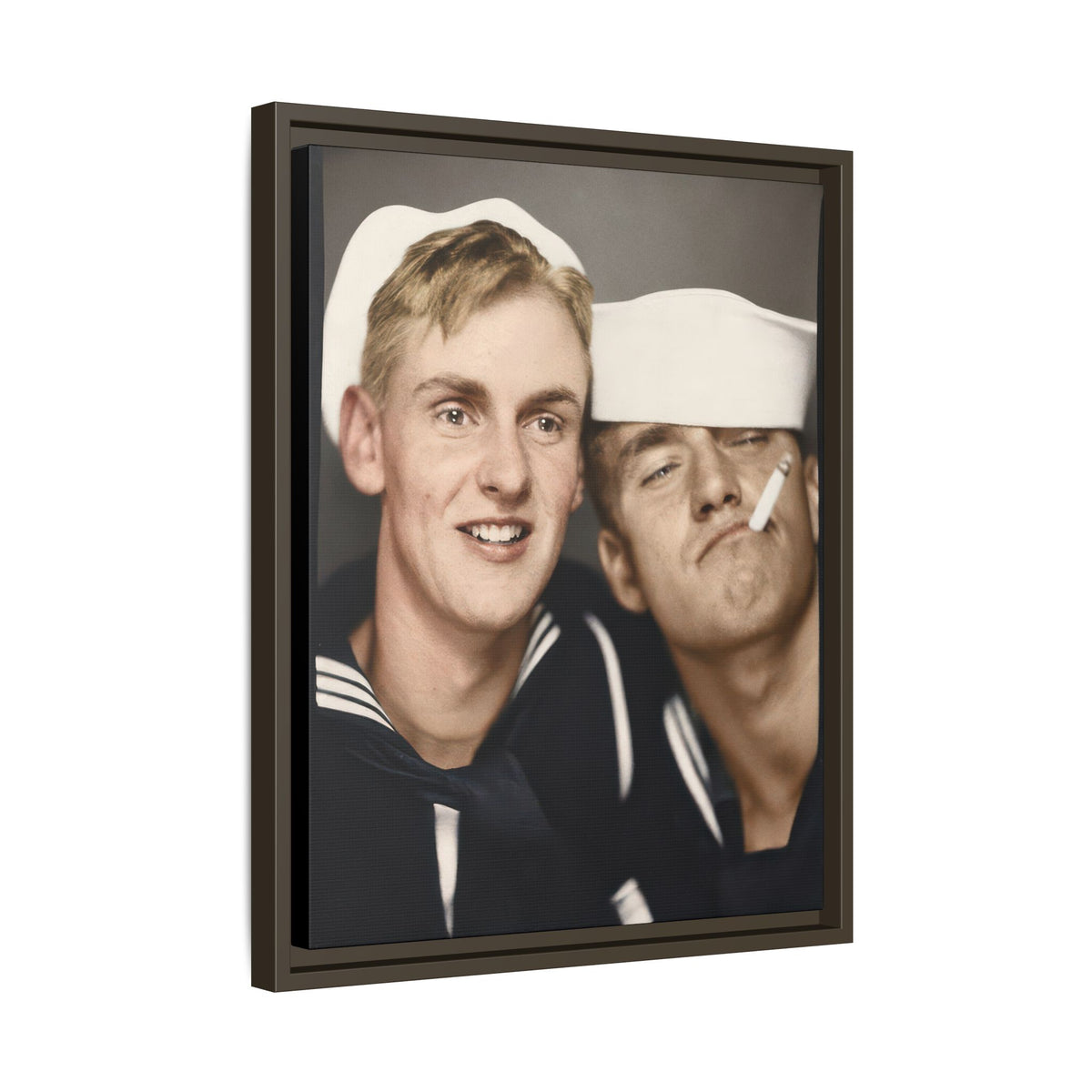 paire 153 | Framed Vintage Photo - Matte Canvas