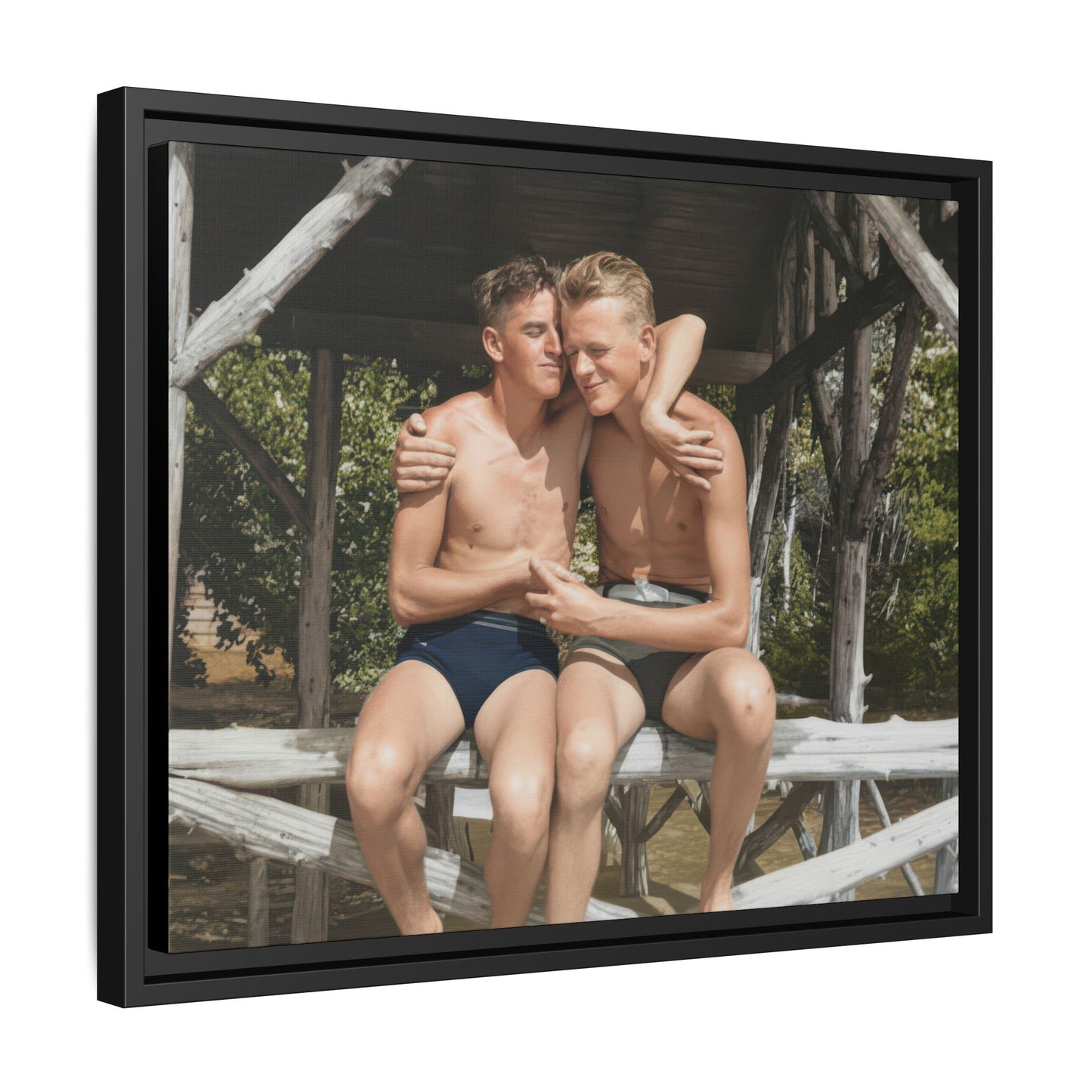 nager 011 | Framed Vintage Photo - Matte Canvas