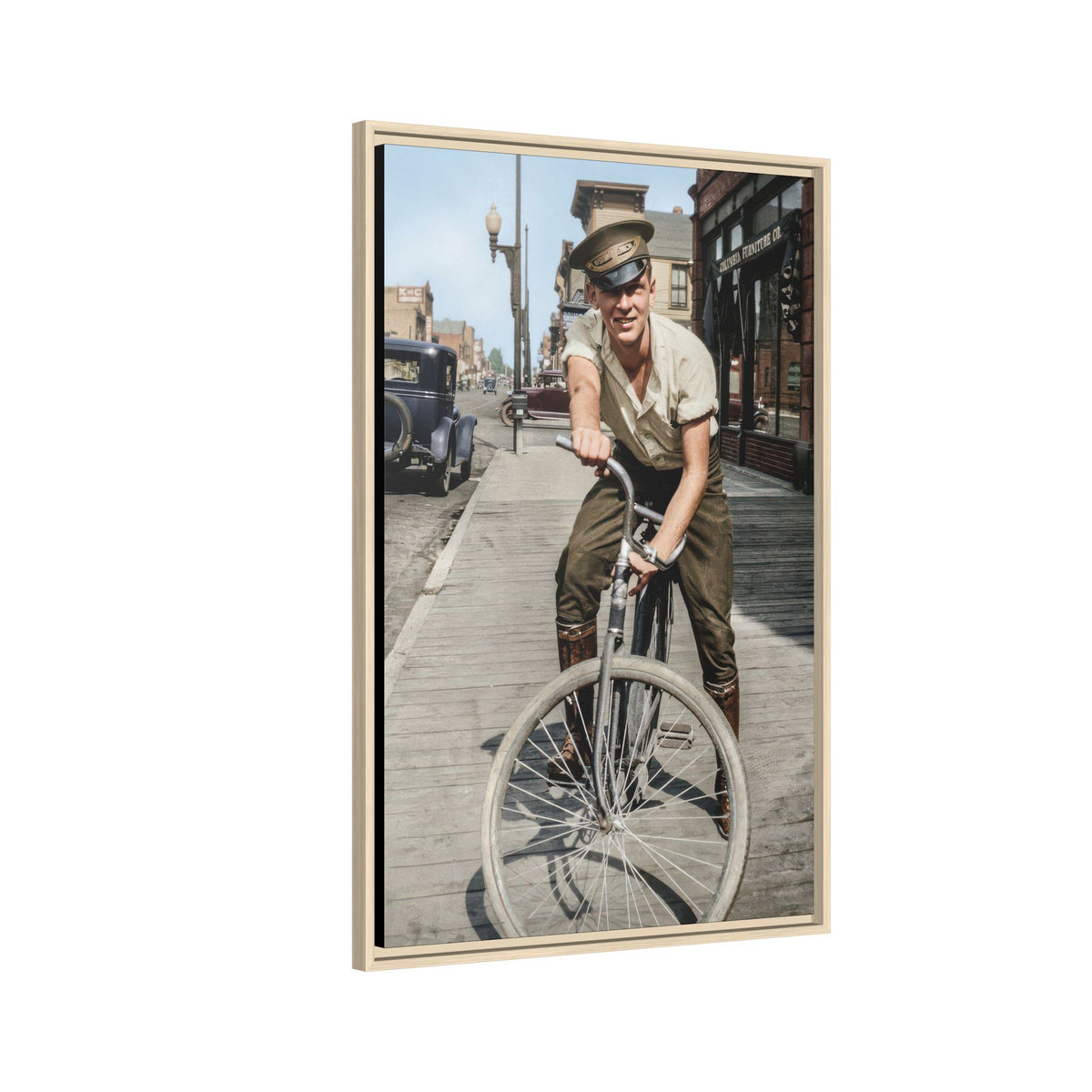 celibataire 007 | Framed Vintage Photo - Matte Canvas