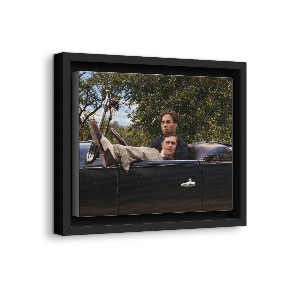 paire 164 | Framed Vintage Photo - Matte Canvas