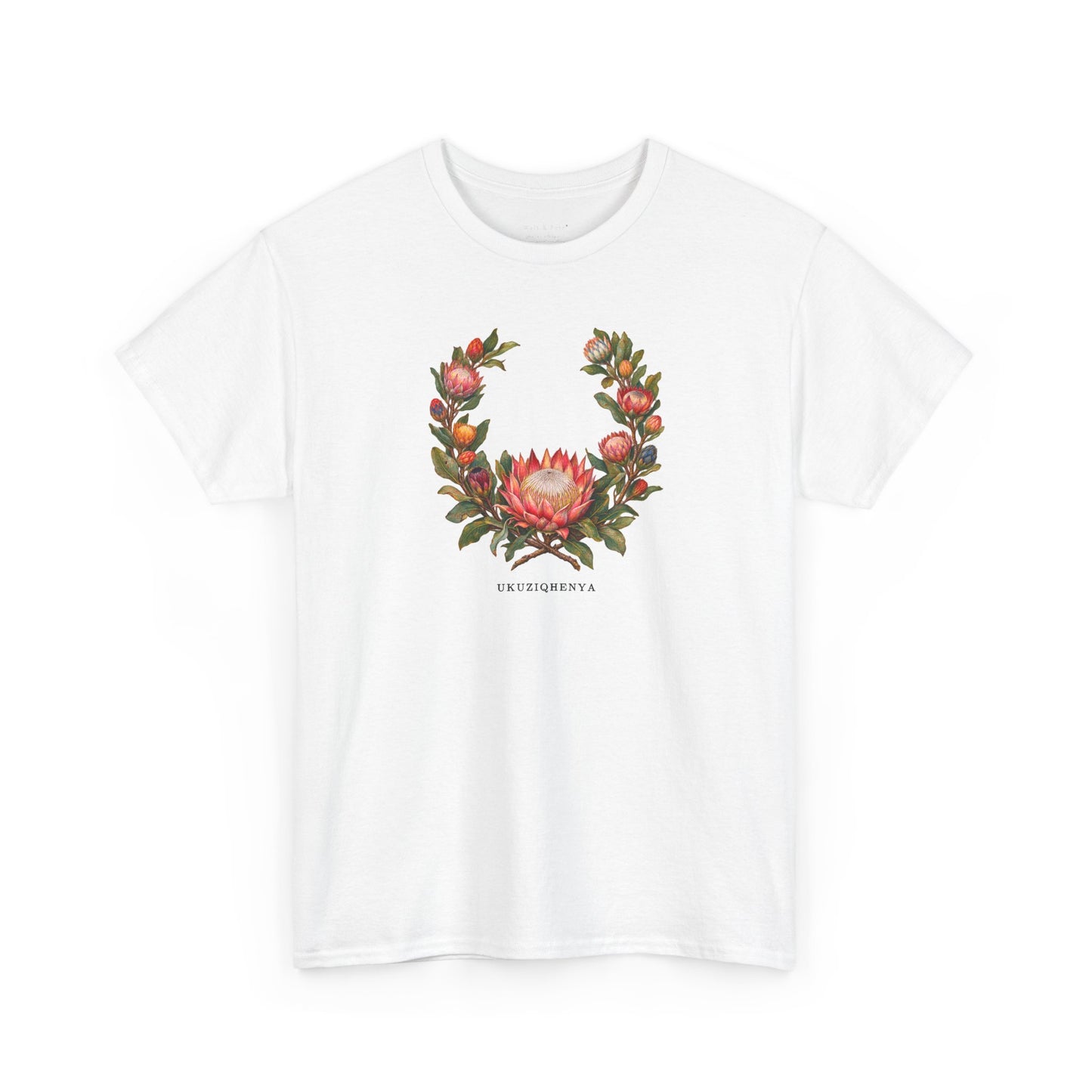 Ukuziqhenya King Protea Pride T-Shirt | South African Botanical LGBTQ+ Tee