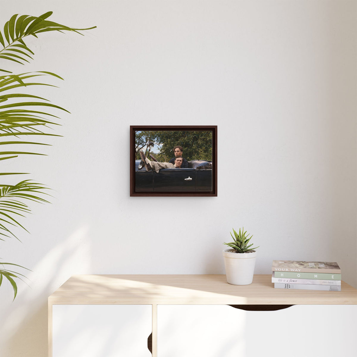 paire 164 | Framed Vintage Photo - Matte Canvas