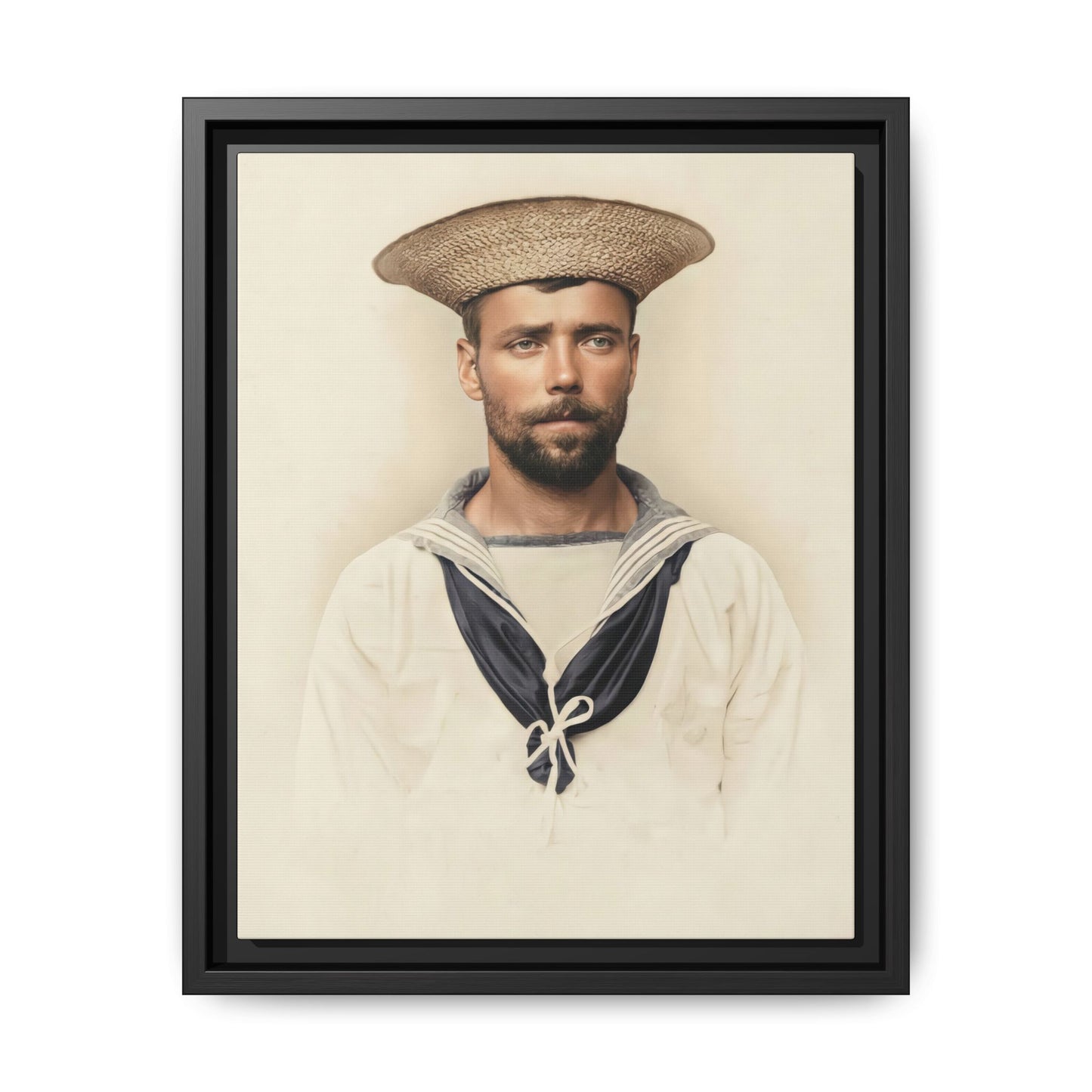 celibataire 020 | Framed Vintage Photo - Matte Canvas