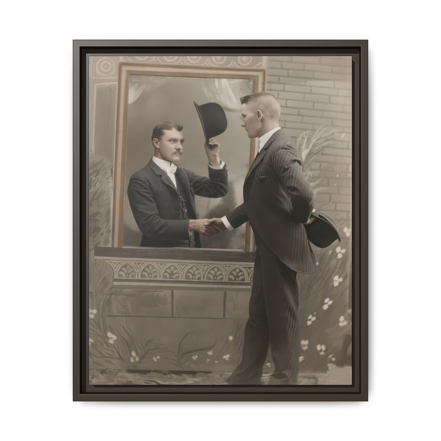 paire 079 | Framed Vintage Photo - Matte Canvas