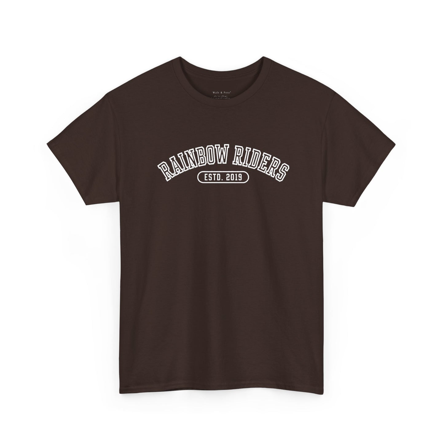 Rainbow Riders Collegiate T-Shirt | Est. 2019 LGBTQ+ Pride Tee