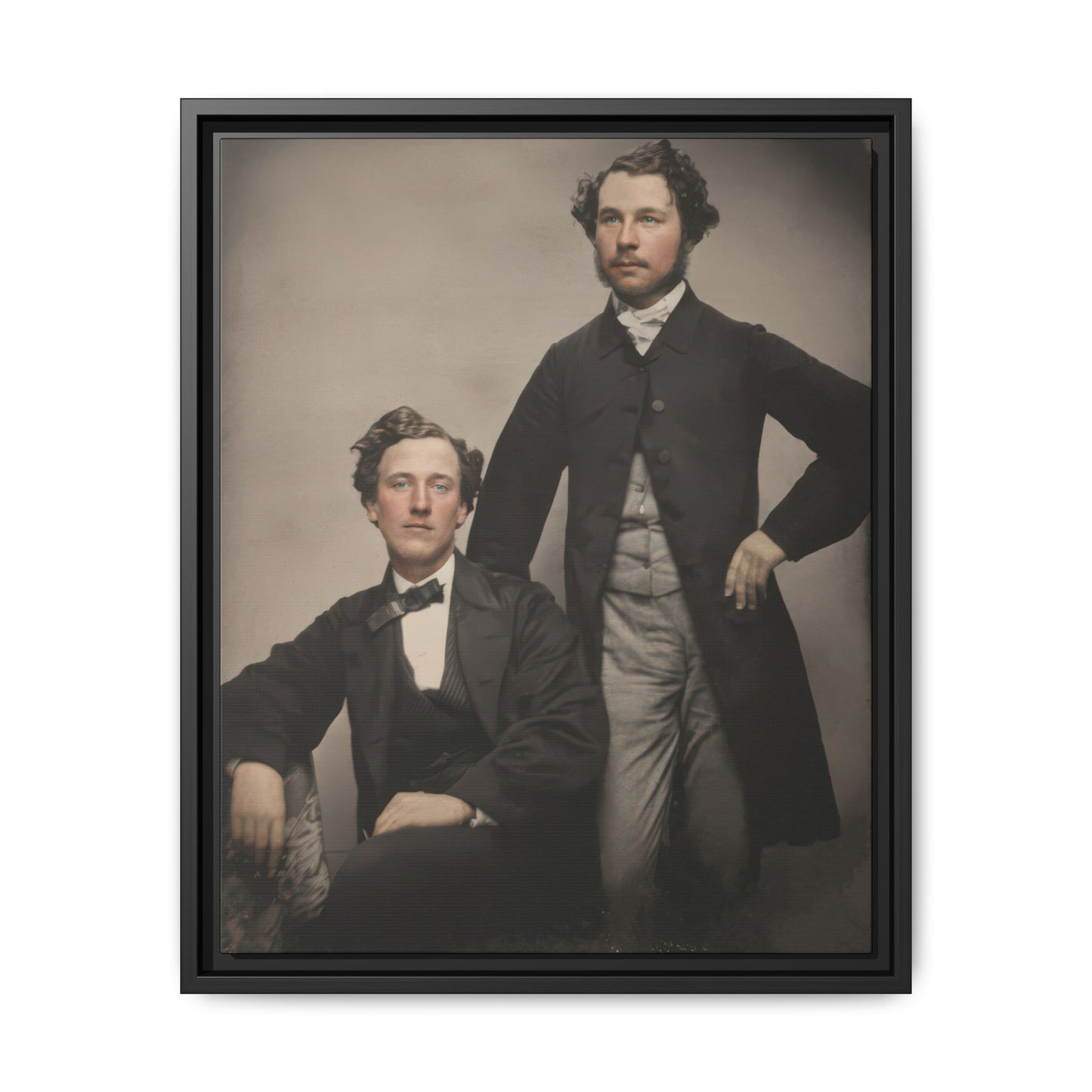 paire 125 | Framed Vintage Photo - Matte Canvas