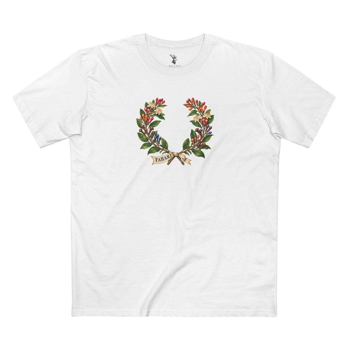 Tanzanian Clove Fahari Pride T-Shirt | Swahili Laurel Wreath Tee