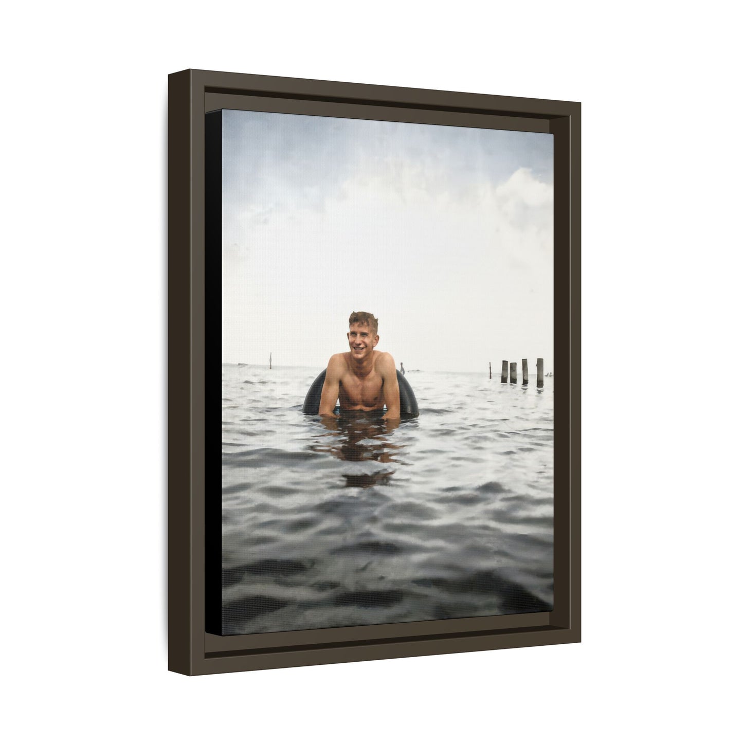 nager 034 | Framed Vintage Photo - Matte Canvas