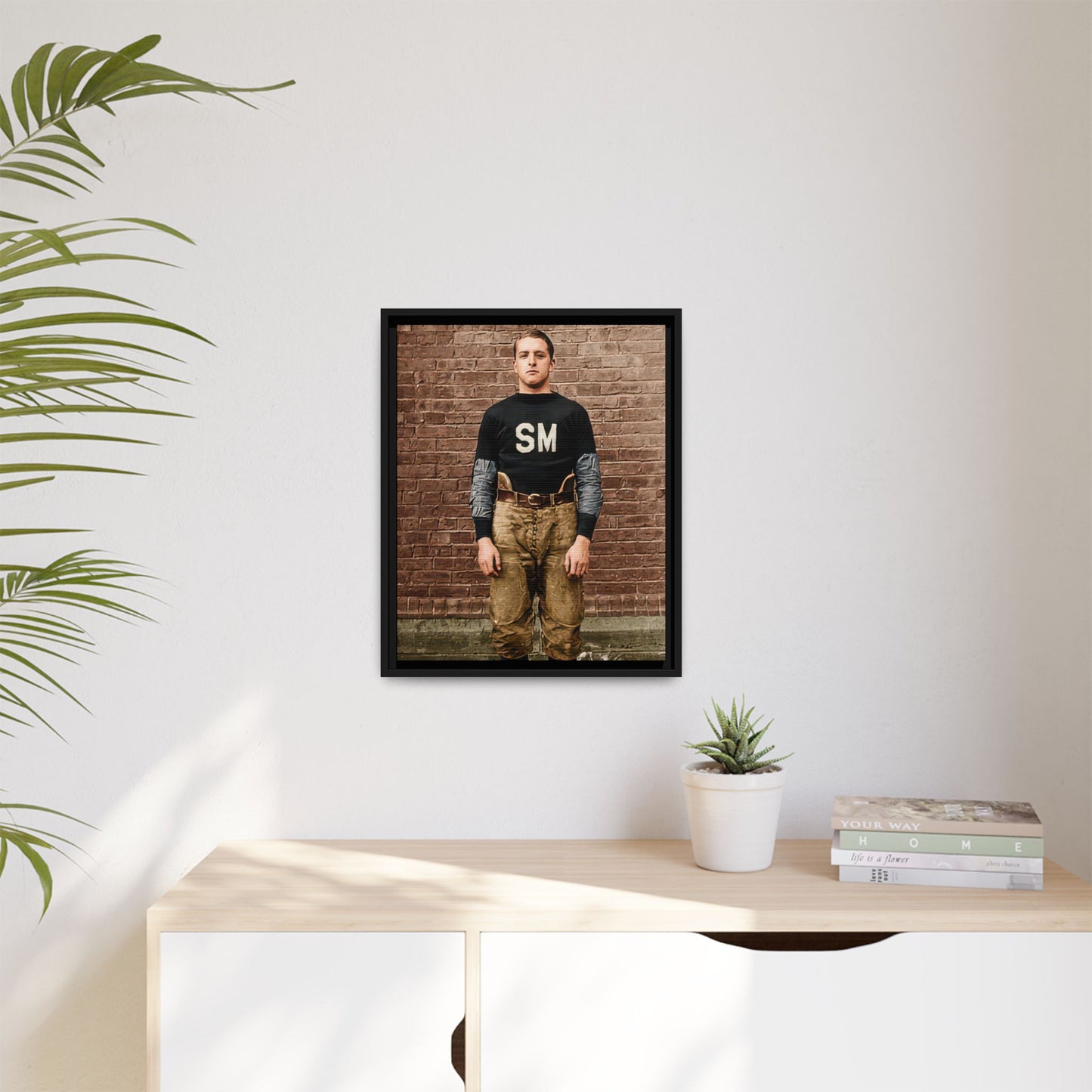 athlétisme 040 | Framed Vintage Photo - Matte Canvas