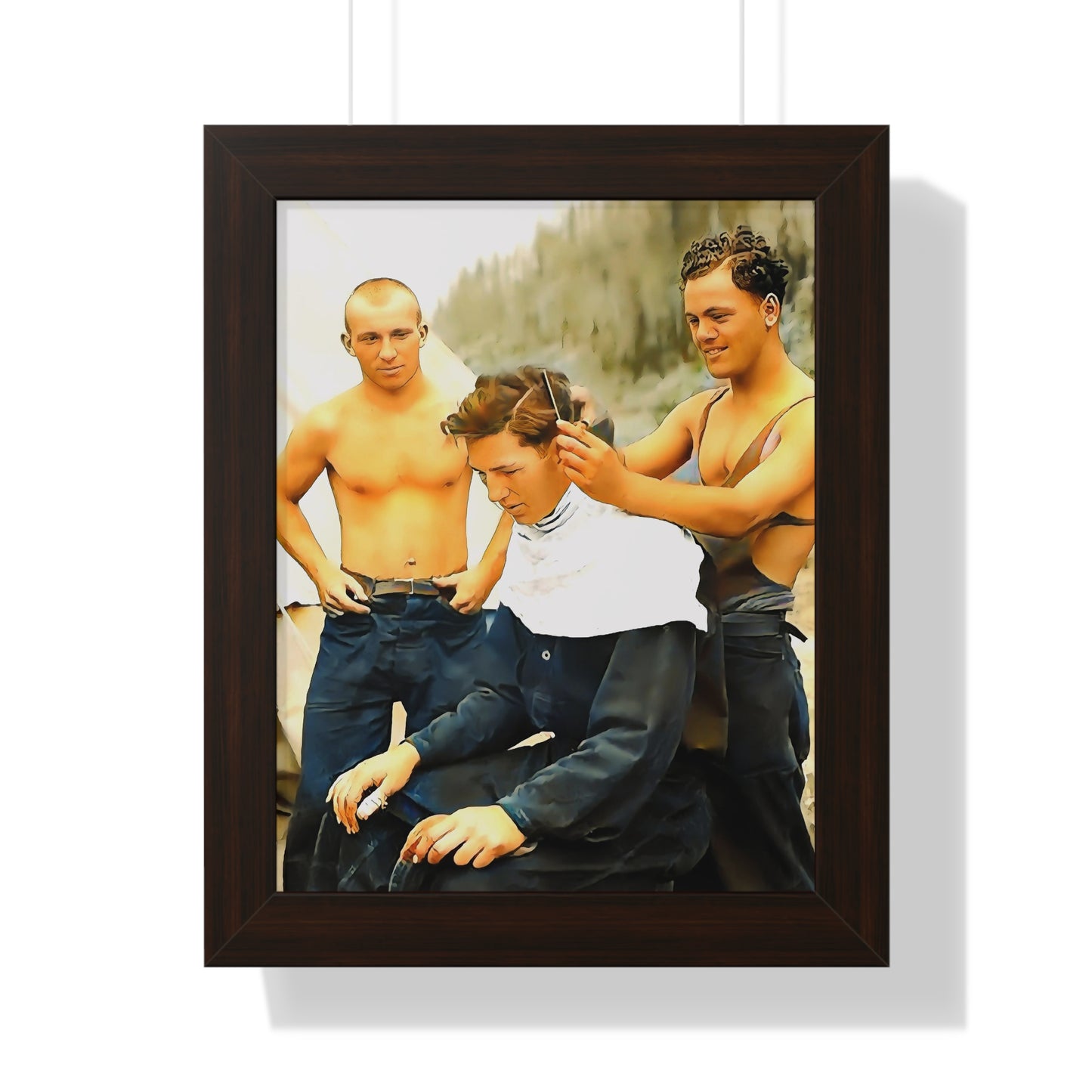 hommes 008 | Framed Poster