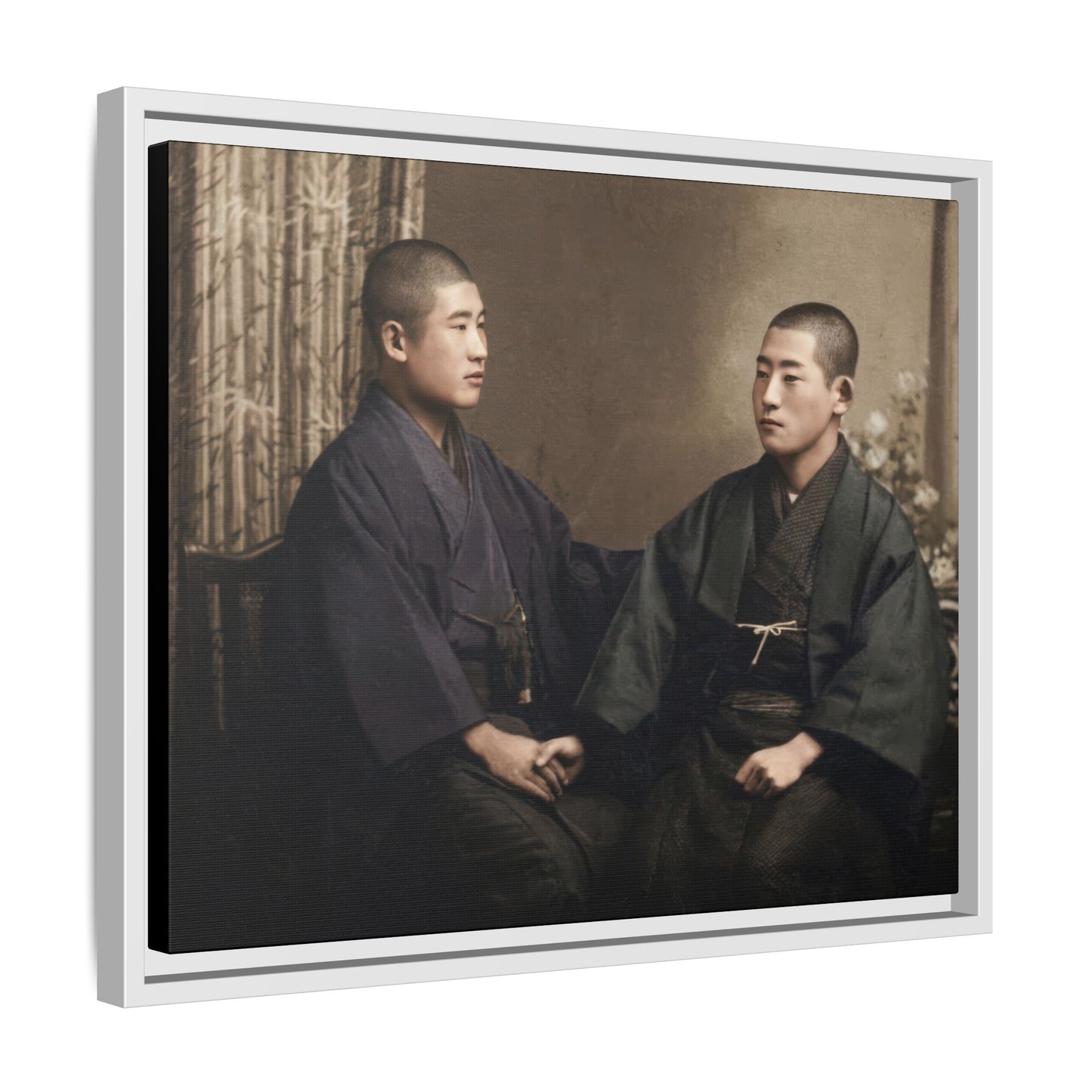 paire 011 | Framed Vintage Photo - Matte Canvas