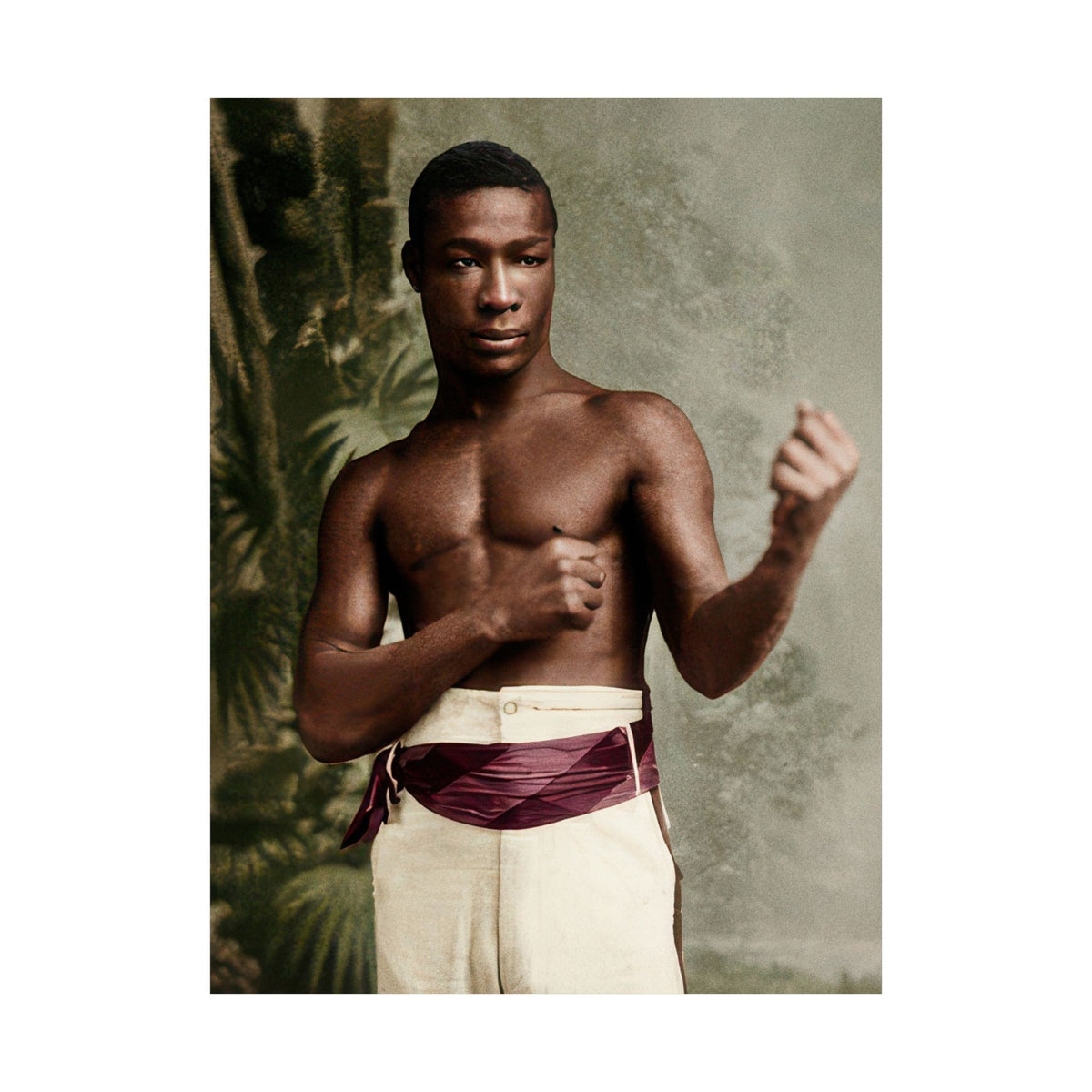 Athlétisme 030 | Hezekiah Moscow, 1888 | Victorian Boxing Poster
