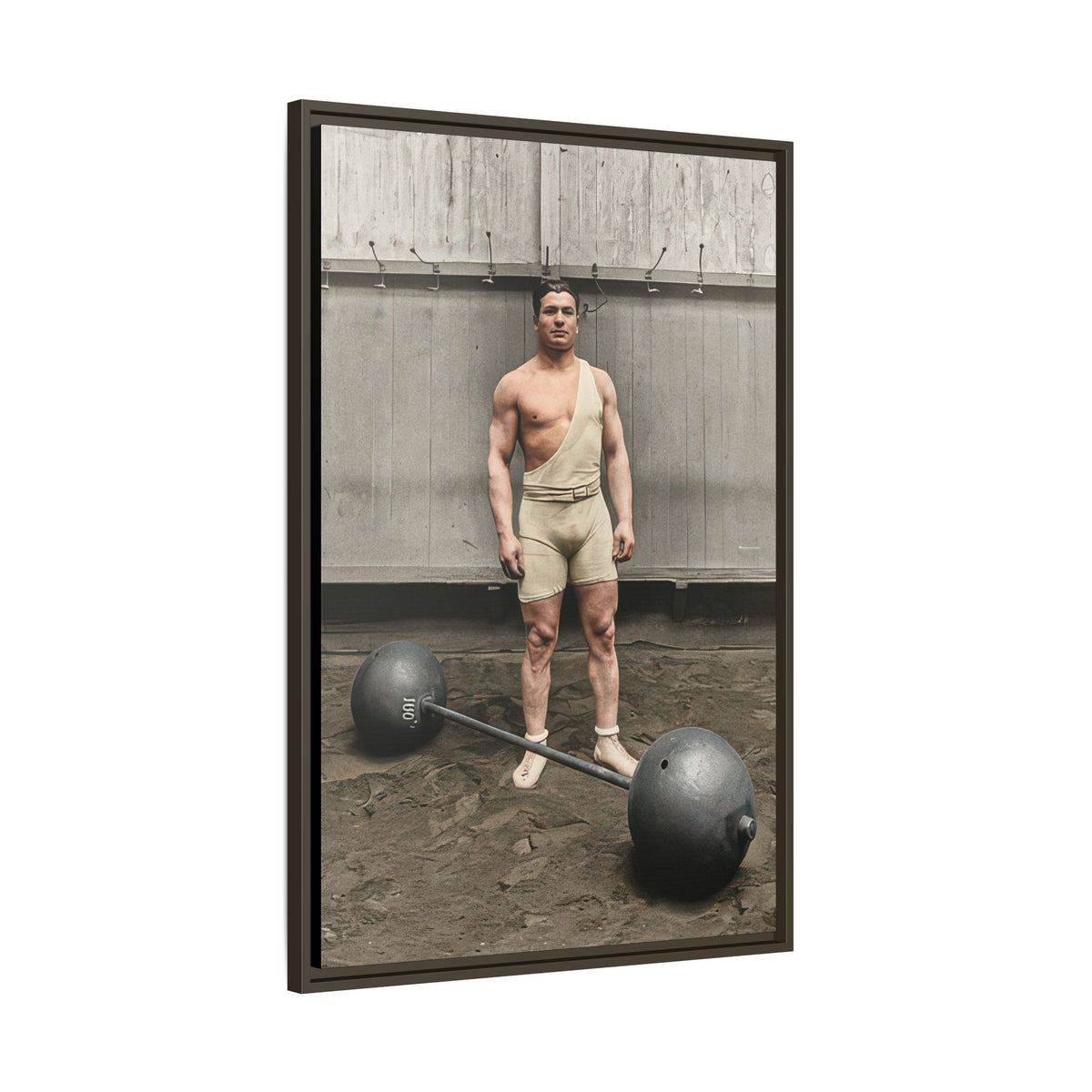 athlétisme 050 | Framed Vintage Photo - Matte Canvas