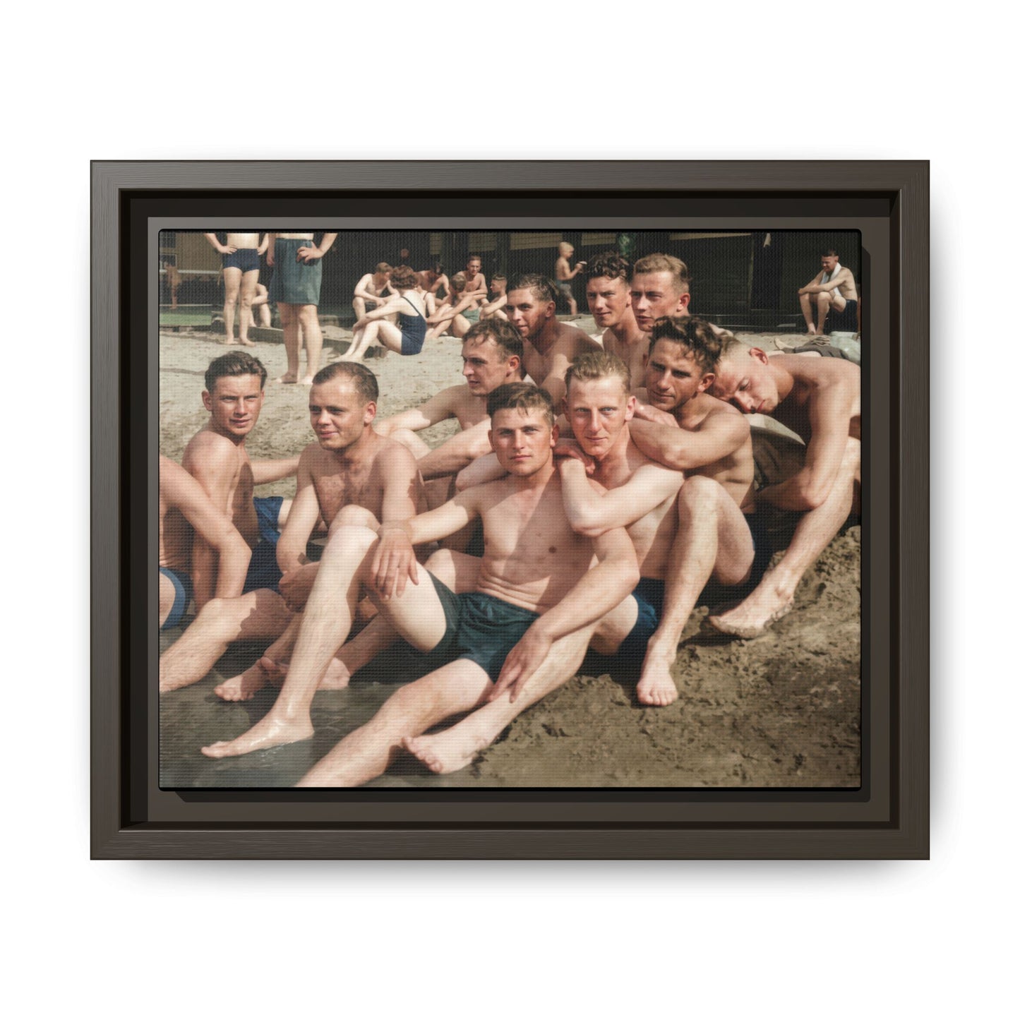 nager 012 | Framed Vintage Photo - Matte Canvas