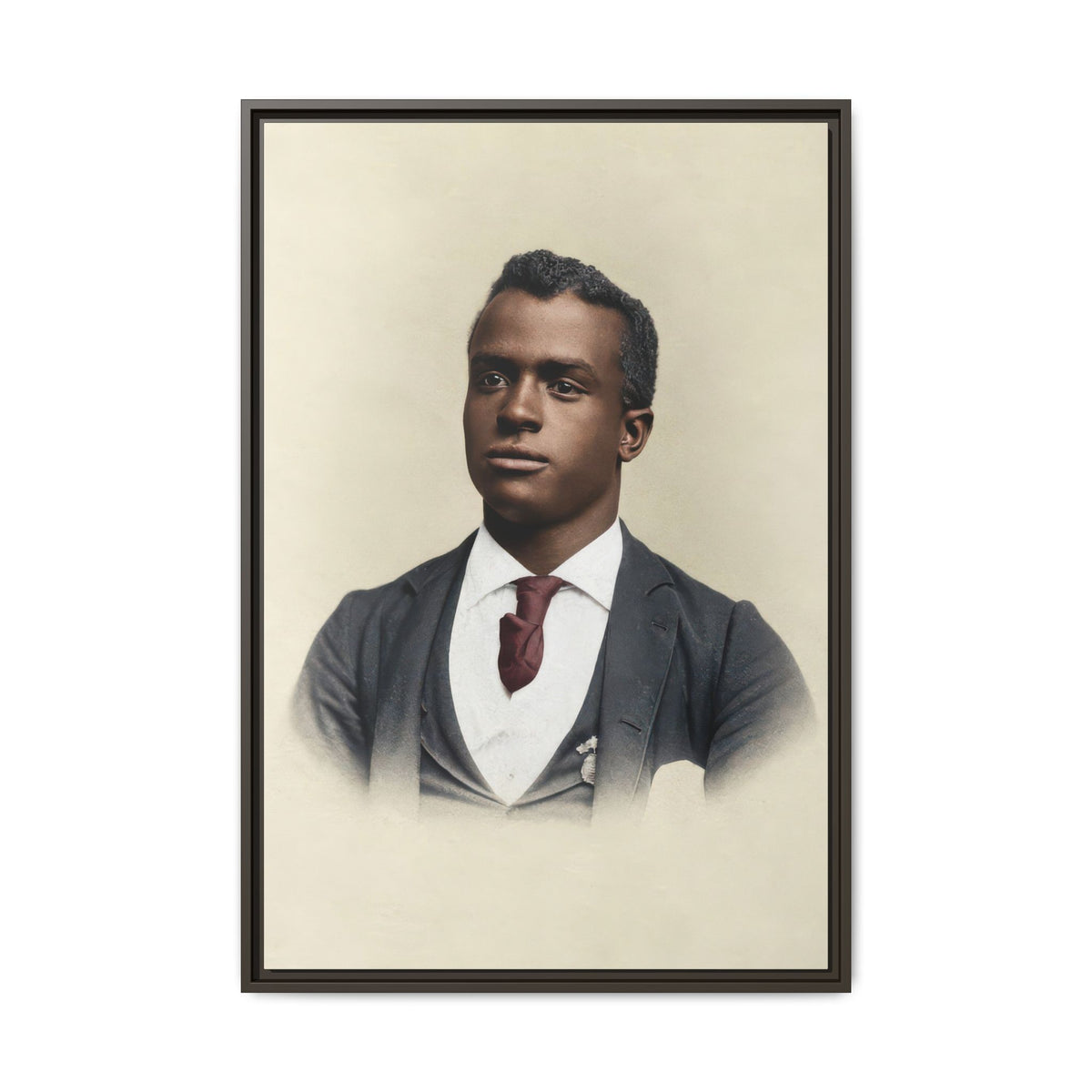 celibataire 027 | Framed Vintage Photo - Matte Canvas