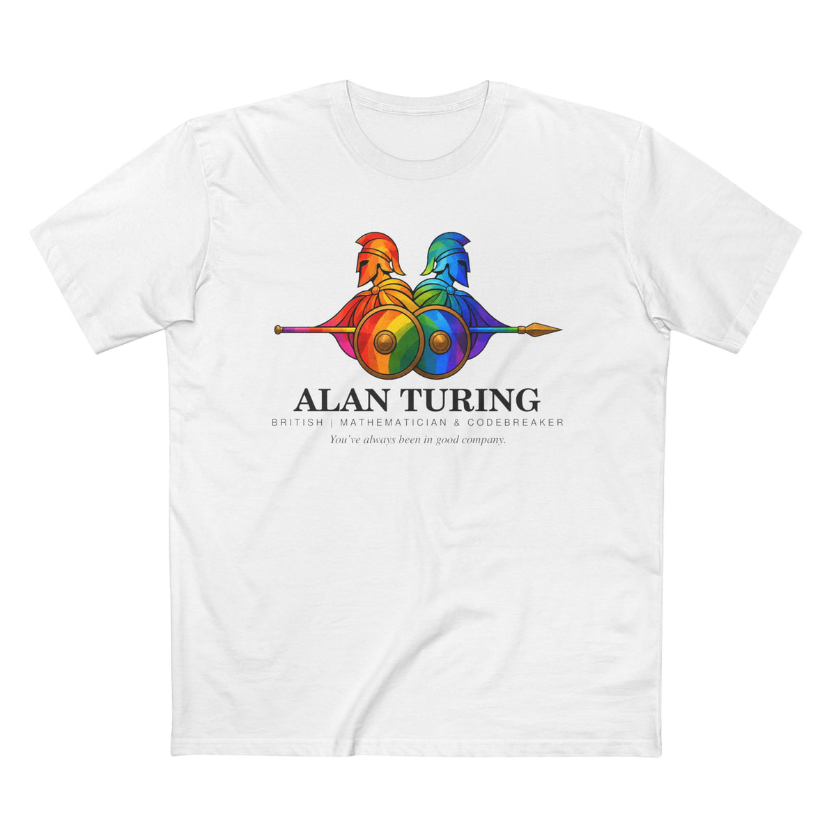Alan Turing | British Mathematician & Codebreaker | LGBTQ+ History T-Shirt