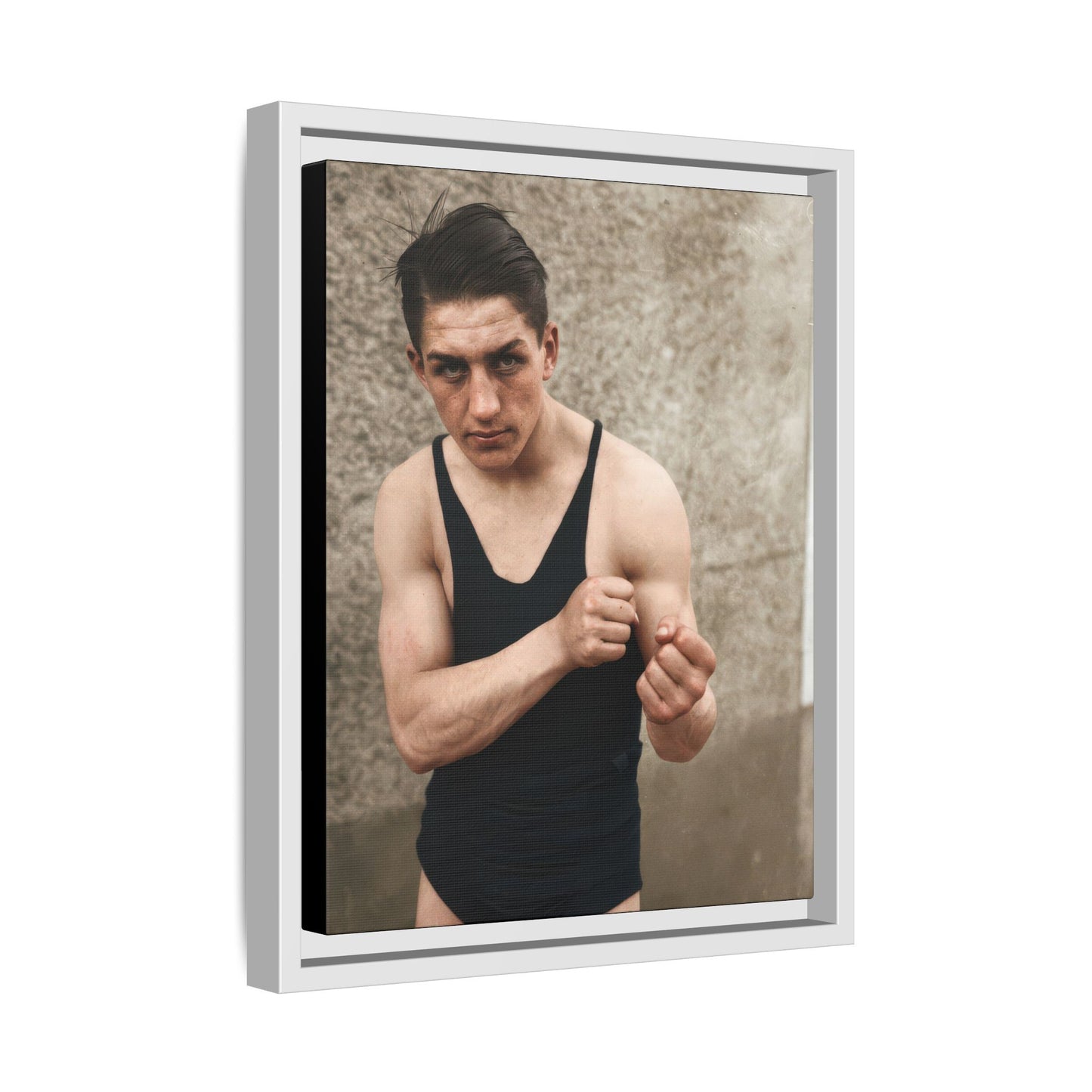 athlétisme 048 | Framed Vintage Photo - Matte Canvas