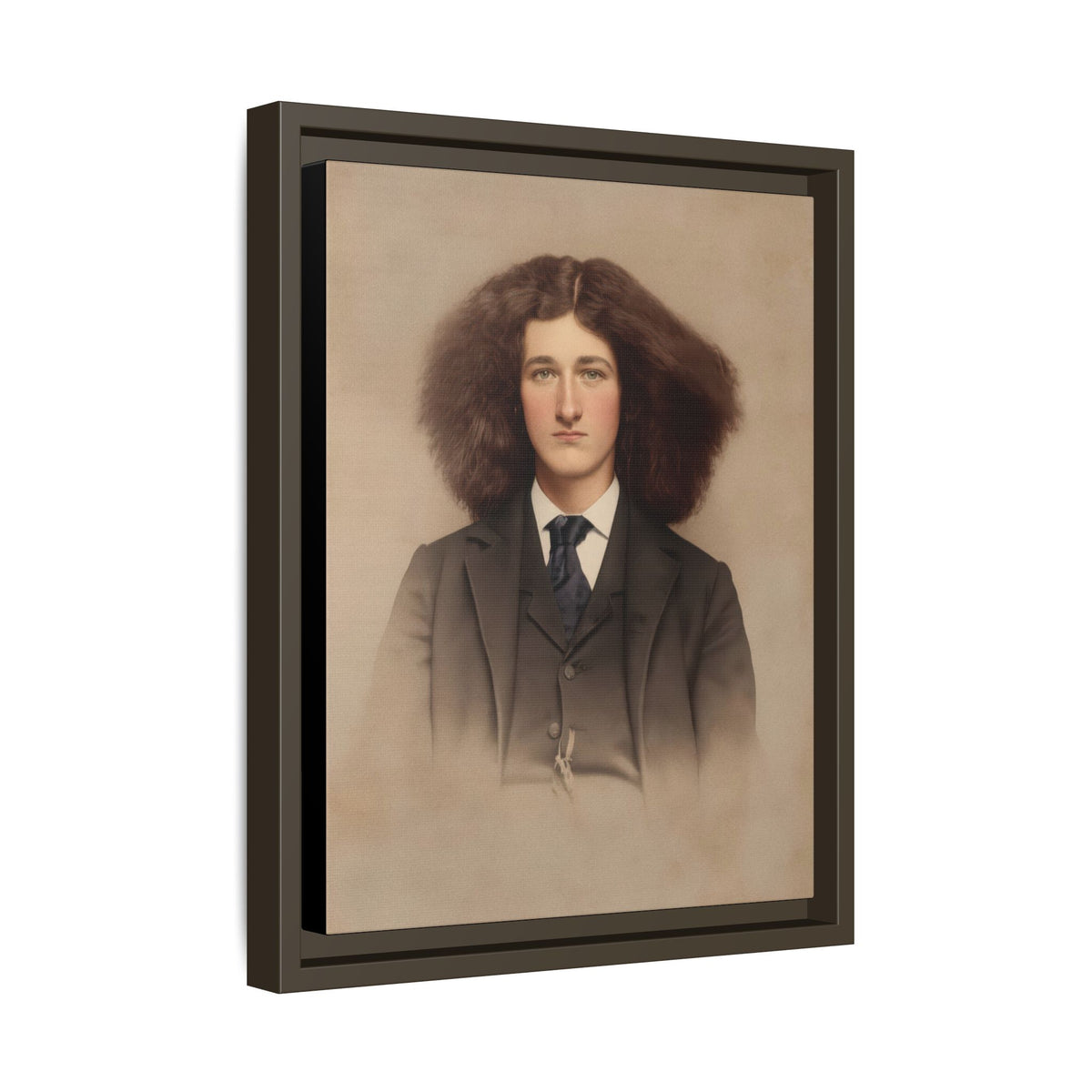 celibataire 033 | Framed Vintage Photo - Matte Canvas