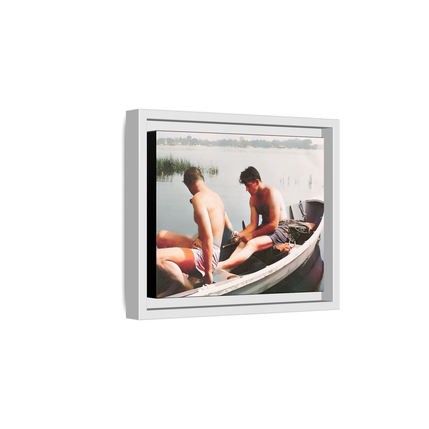 paire 035 | Framed Vintage Photo - Matte Canvas