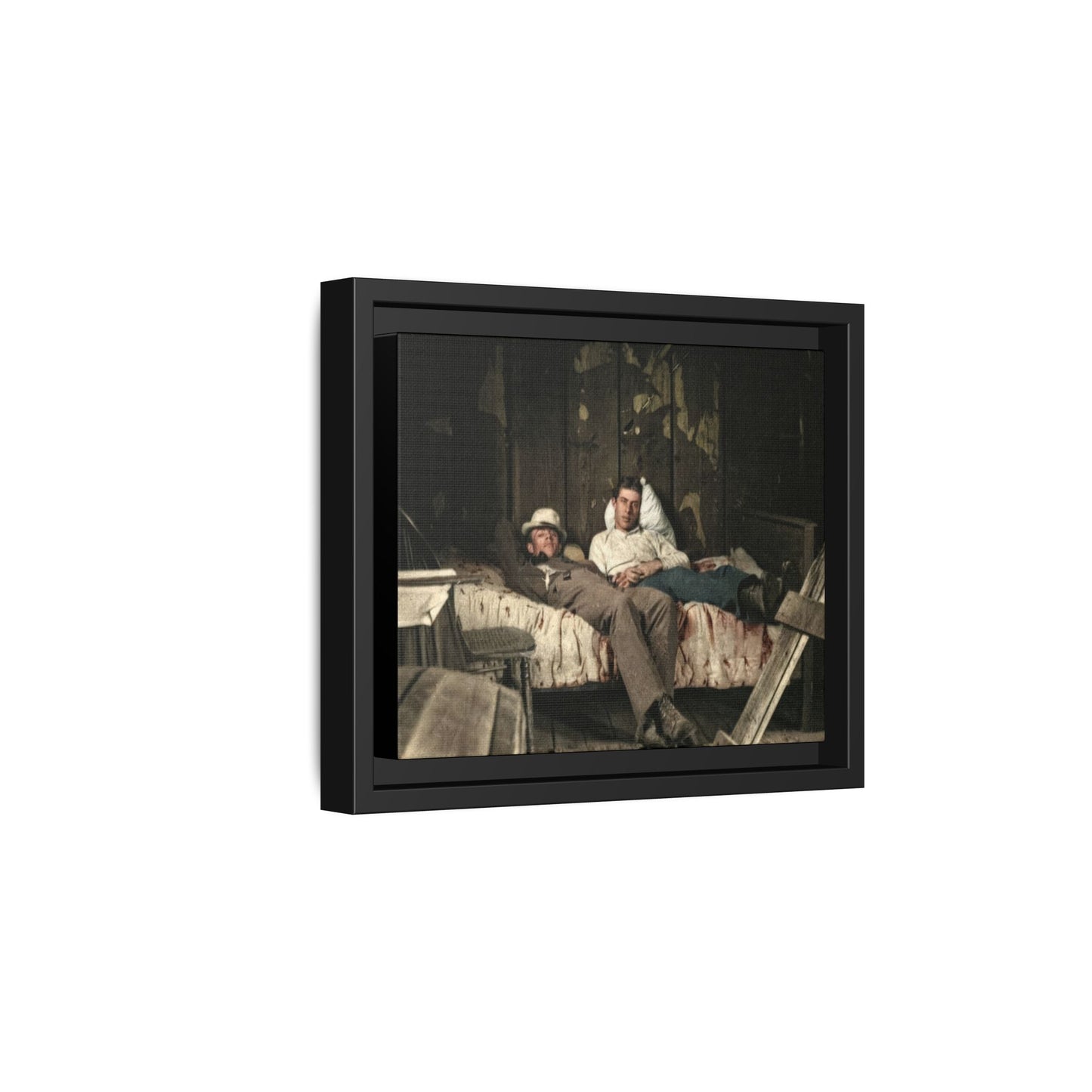 paire 023 | Framed Vintage Photo - Matte Canvas