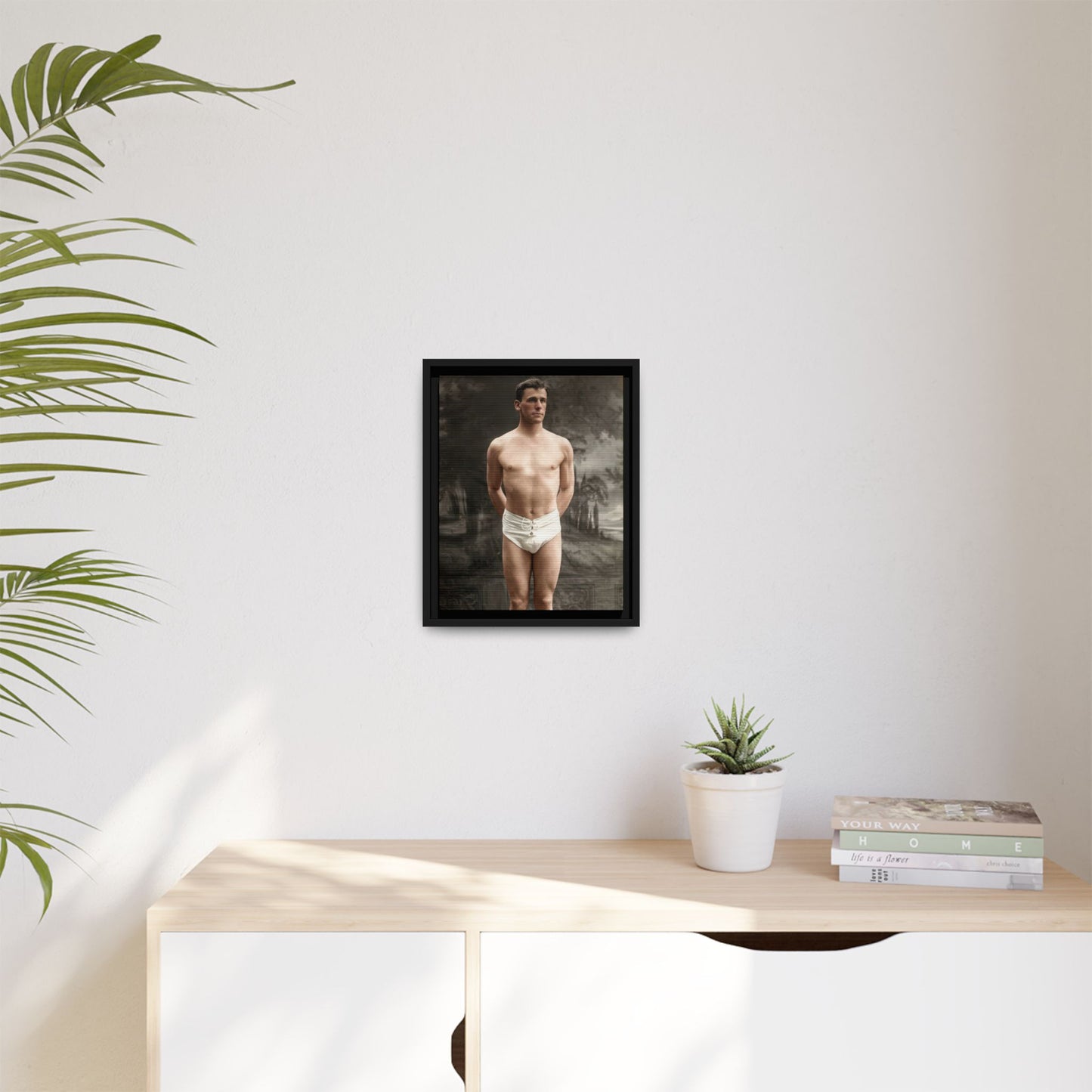 athlétisme 017  | Framed Vintage Photo - Matte Canvas