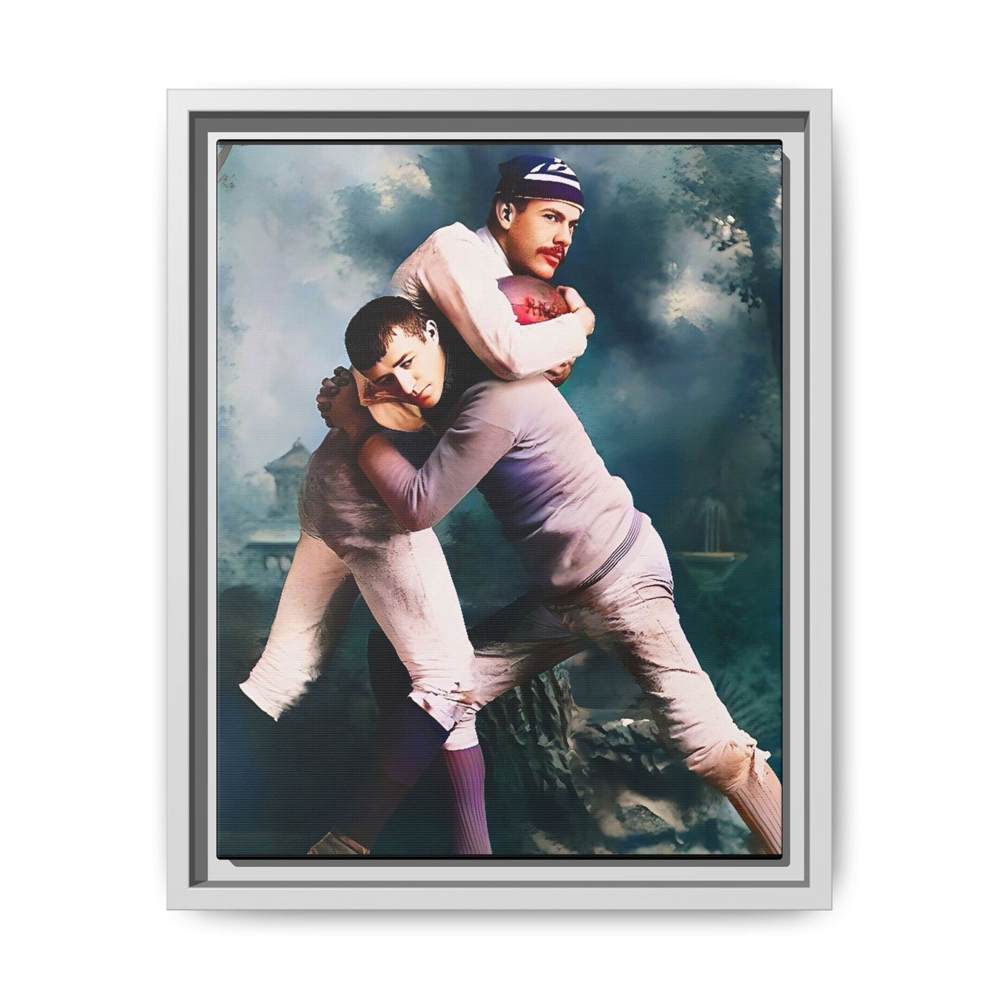 paire 053 | Framed Vintage Photo - Matte Canvas