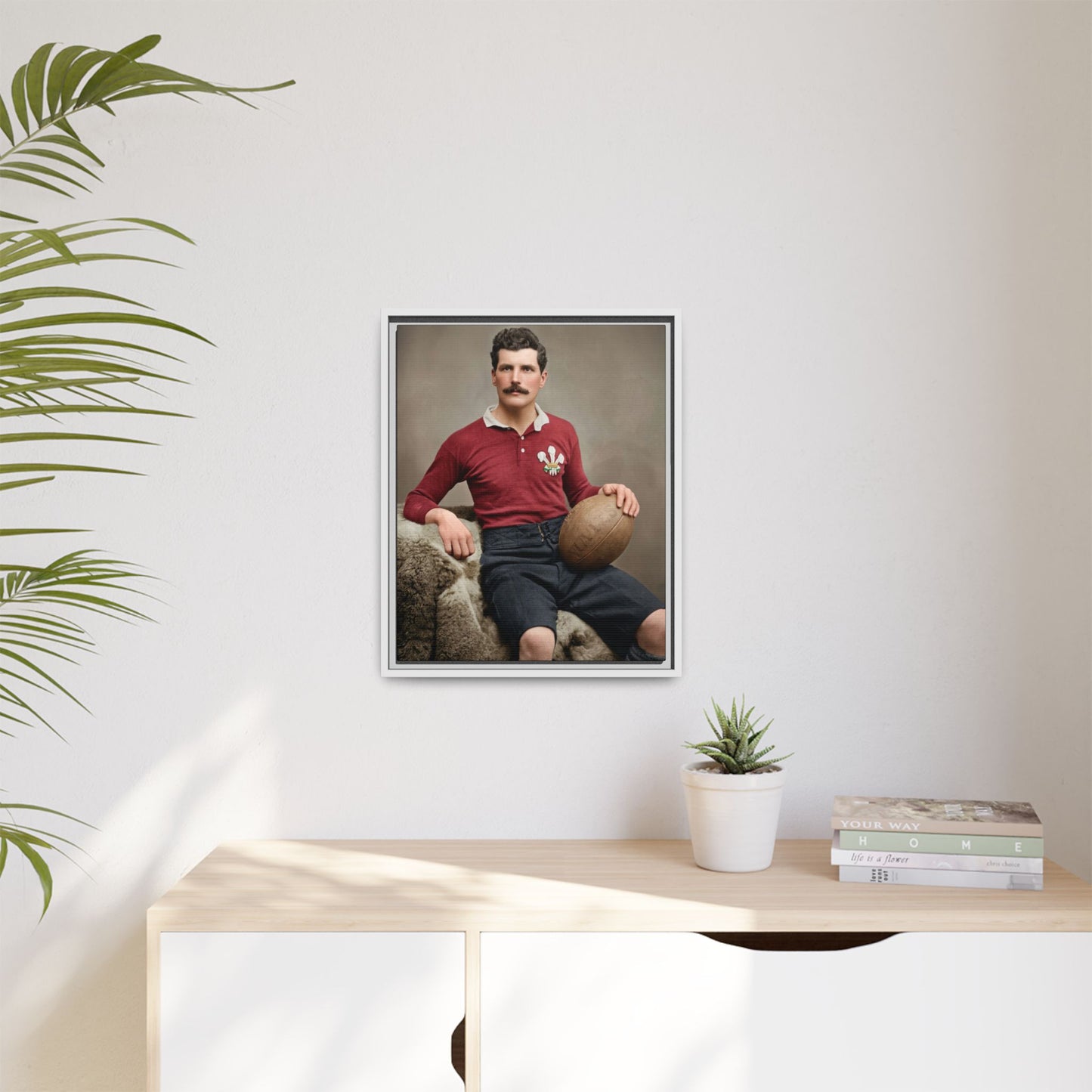 athlétisme 022 | Framed Vintage Photo - Matte Canvas