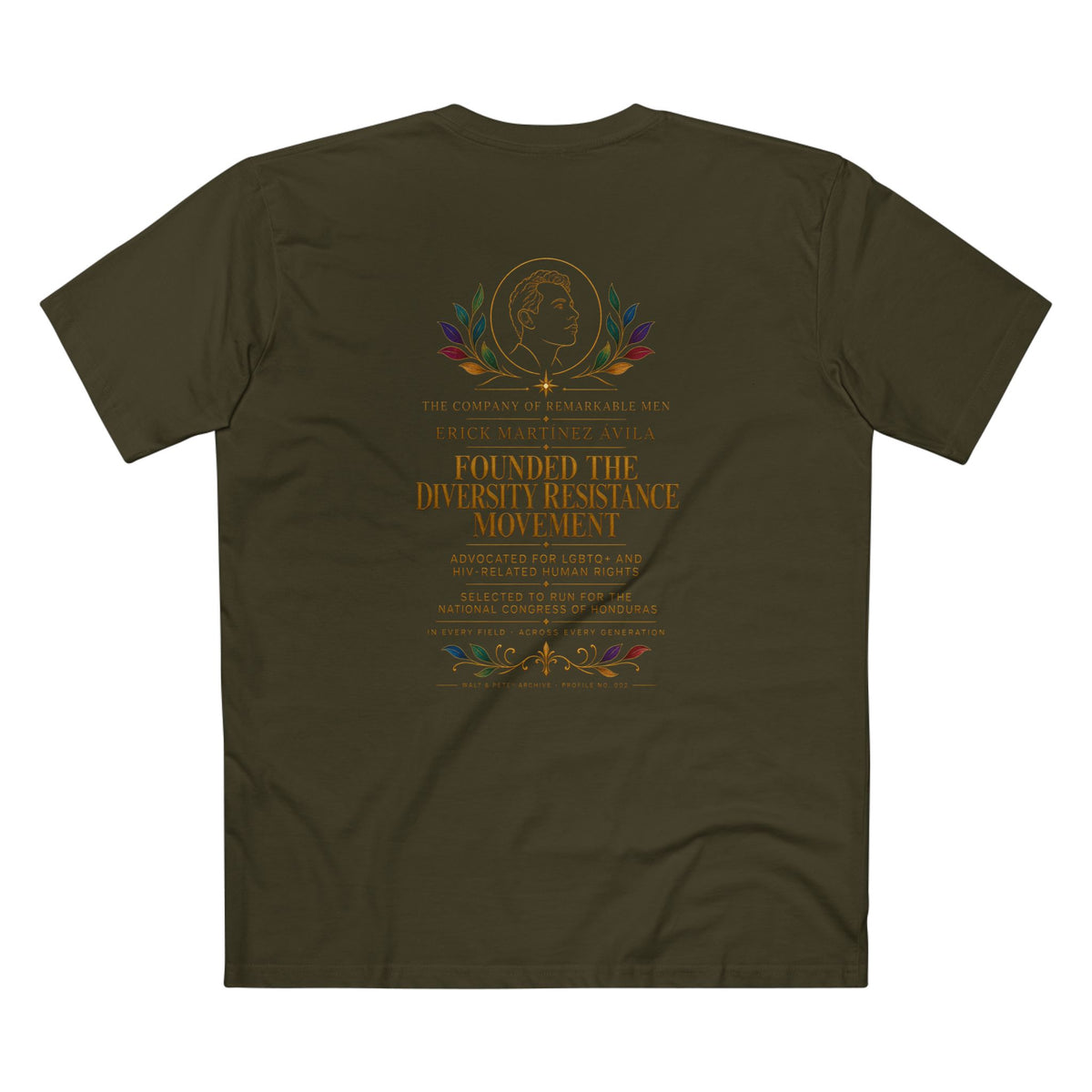 The Company of Remarkable Men No. 002 — Erick Martinez | LGBTQ+ History T-Shirt