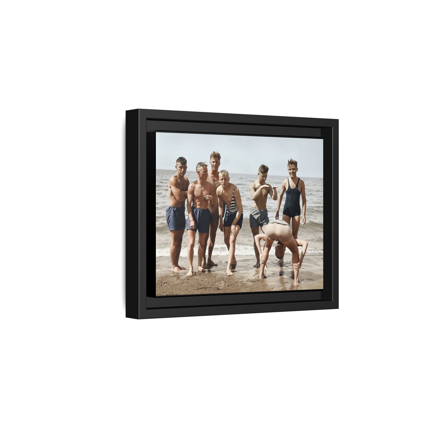 nager 045 | Framed Vintage Photo - Matte Canvas