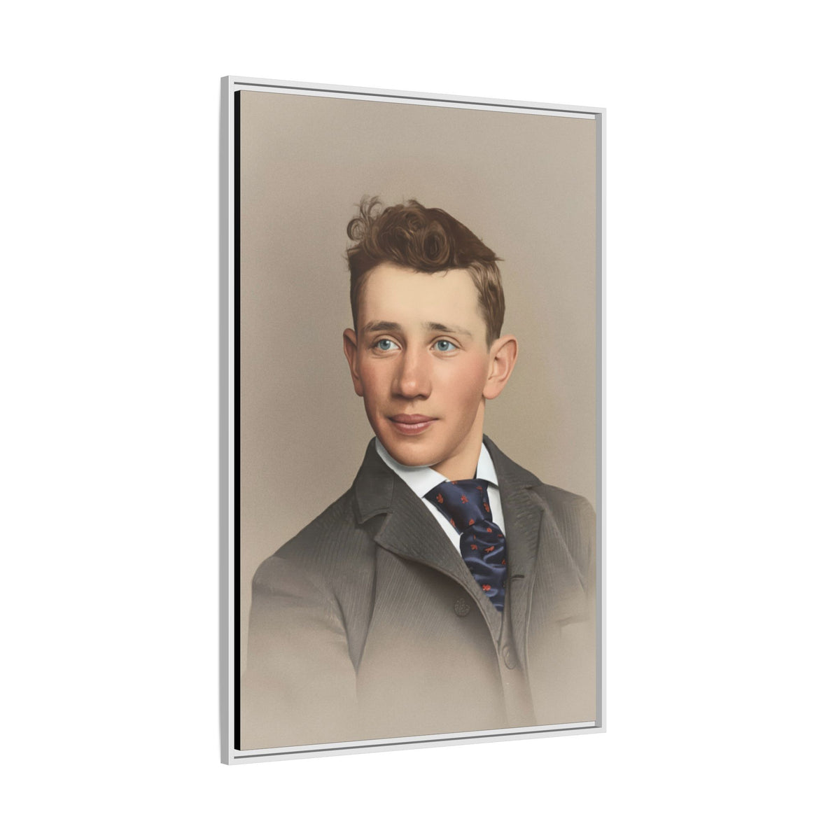 celibataire 038 | Framed Vintage Photo - Matte Canvas