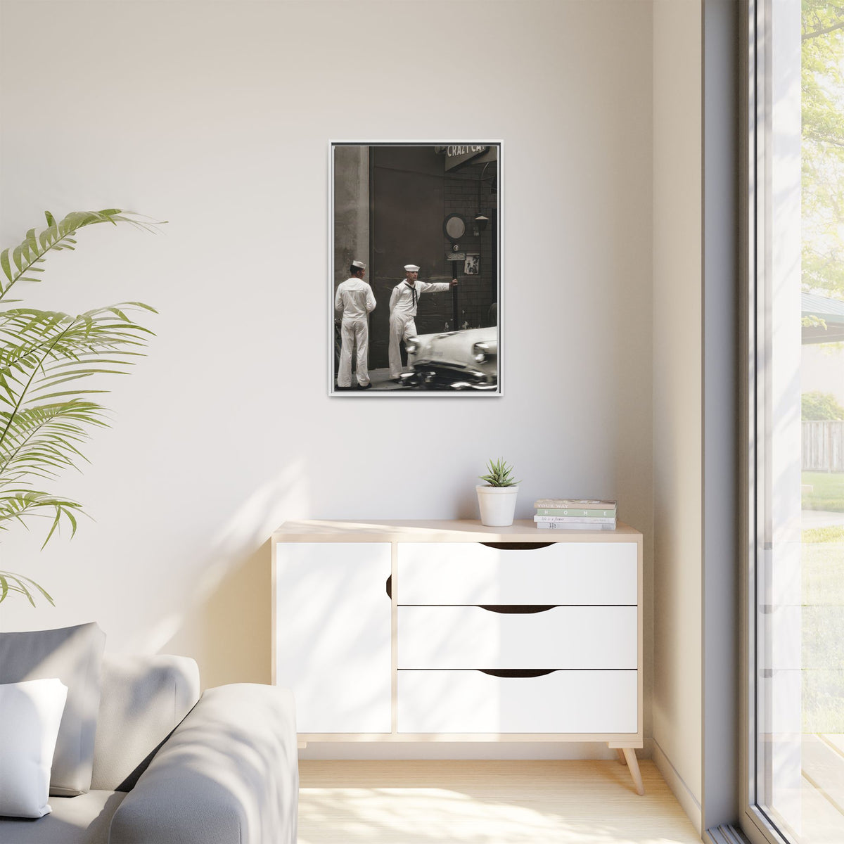 paire 151 | Framed Vintage Photo - Matte Canvas