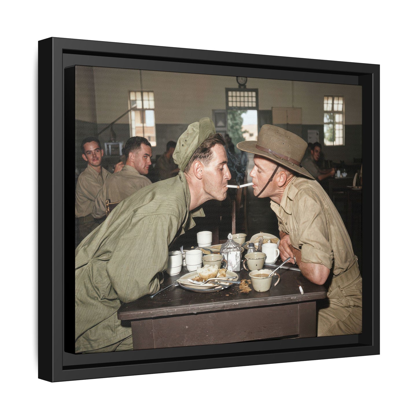 paire 143 | Framed Vintage Photo - Matte Canvas
