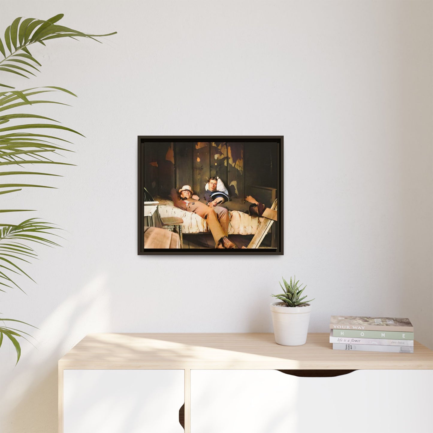 paire 023 | Framed Vintage Photo - Matte Canvas