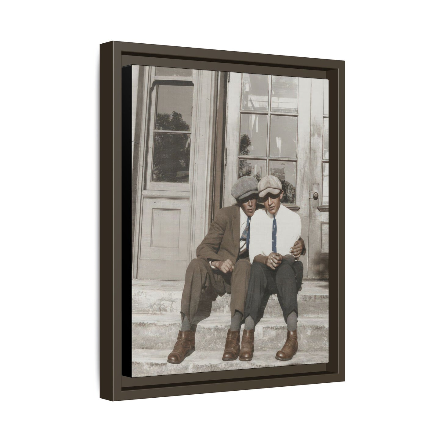 paire 057 | Framed Vintage Photo - Matte Canvas