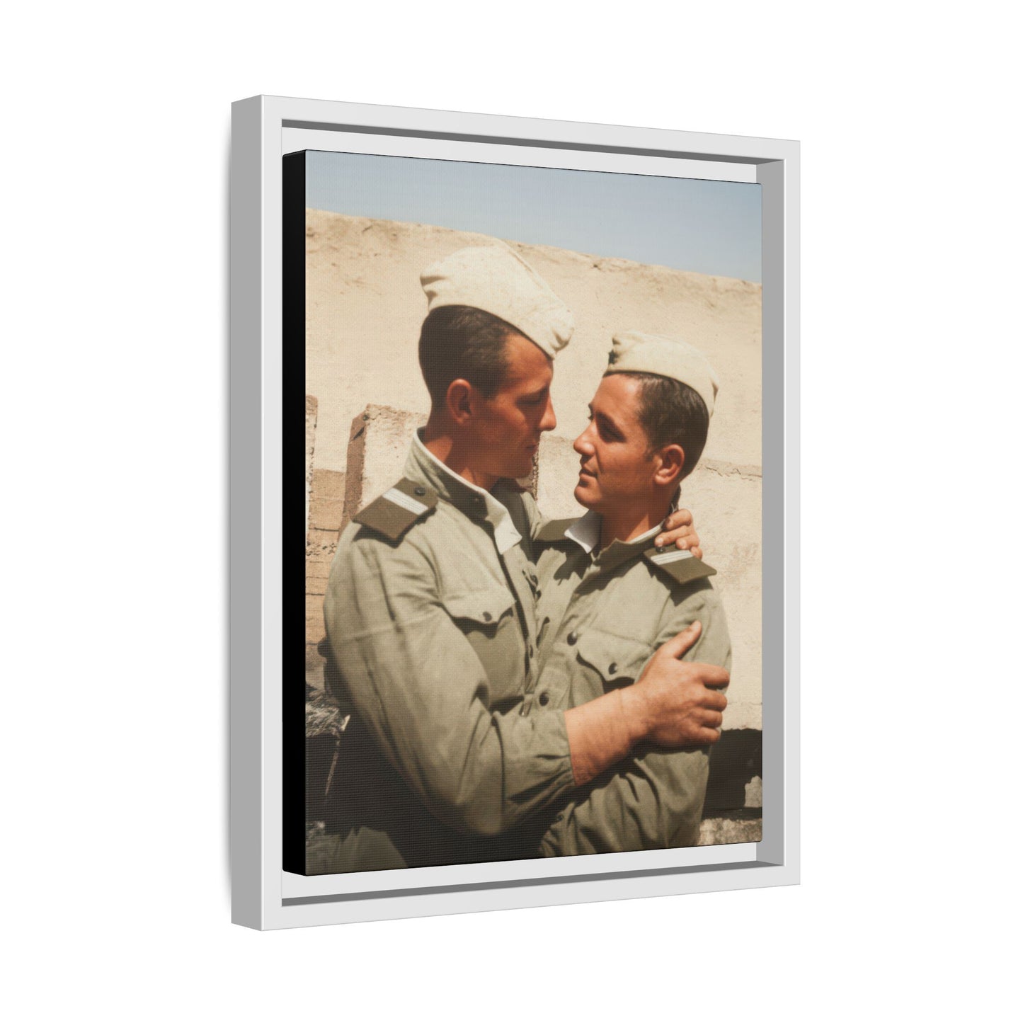 paire 133 | Framed Vintage Photo - Matte Canvas