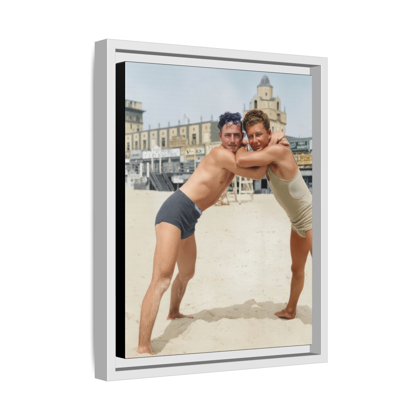 nager 014 | Framed Vintage Photo - Matte Canvas