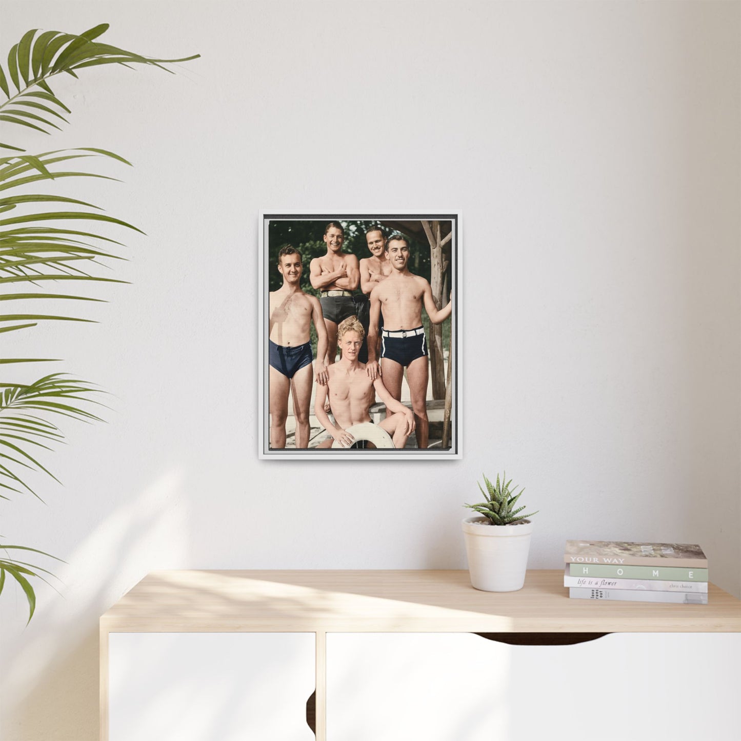 nager 041 | Framed Vintage Photo - Matte Canvas